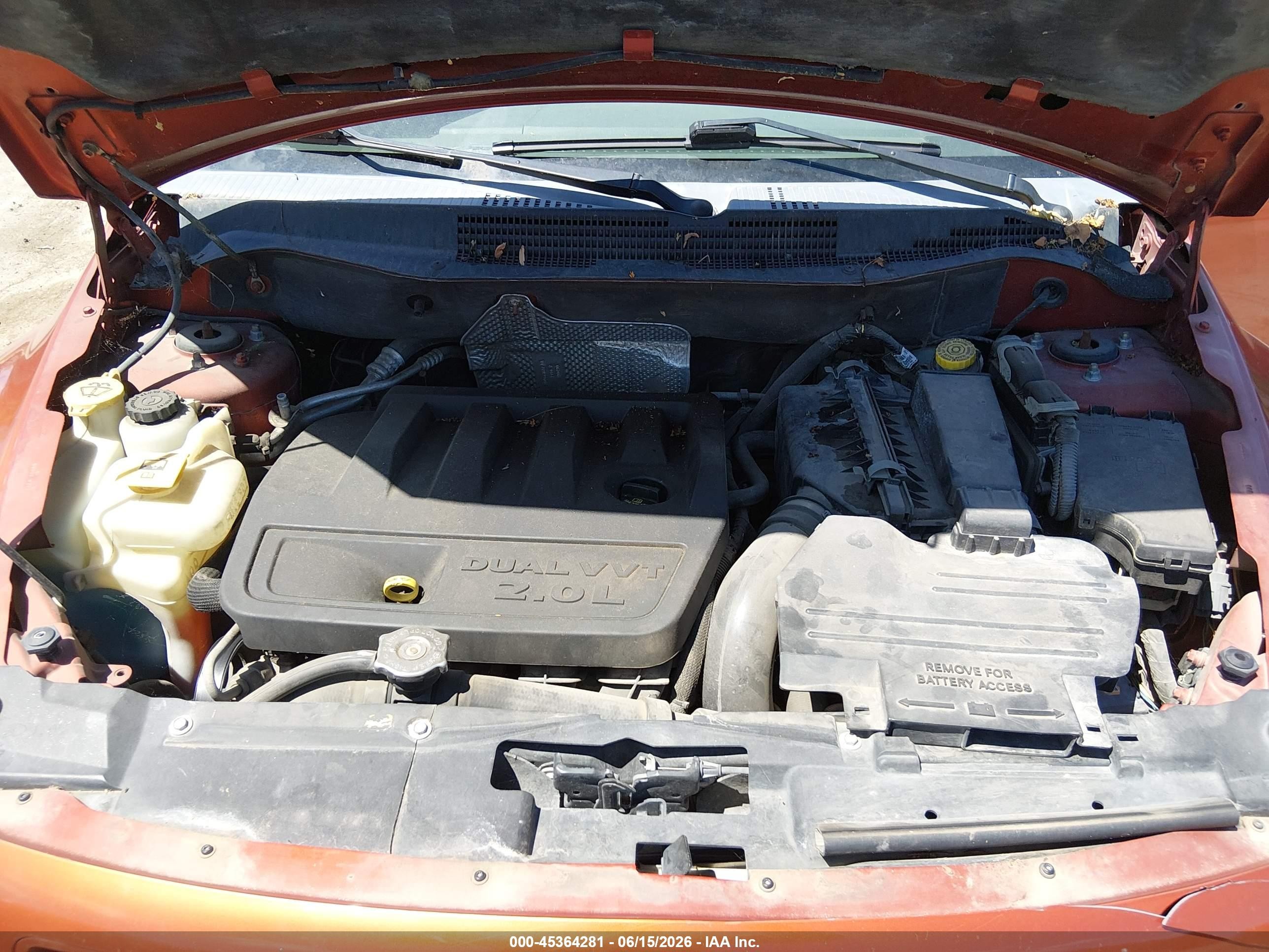2007 Dodge Caliber   Оранжевый vin: 1B3HB28B37D197992