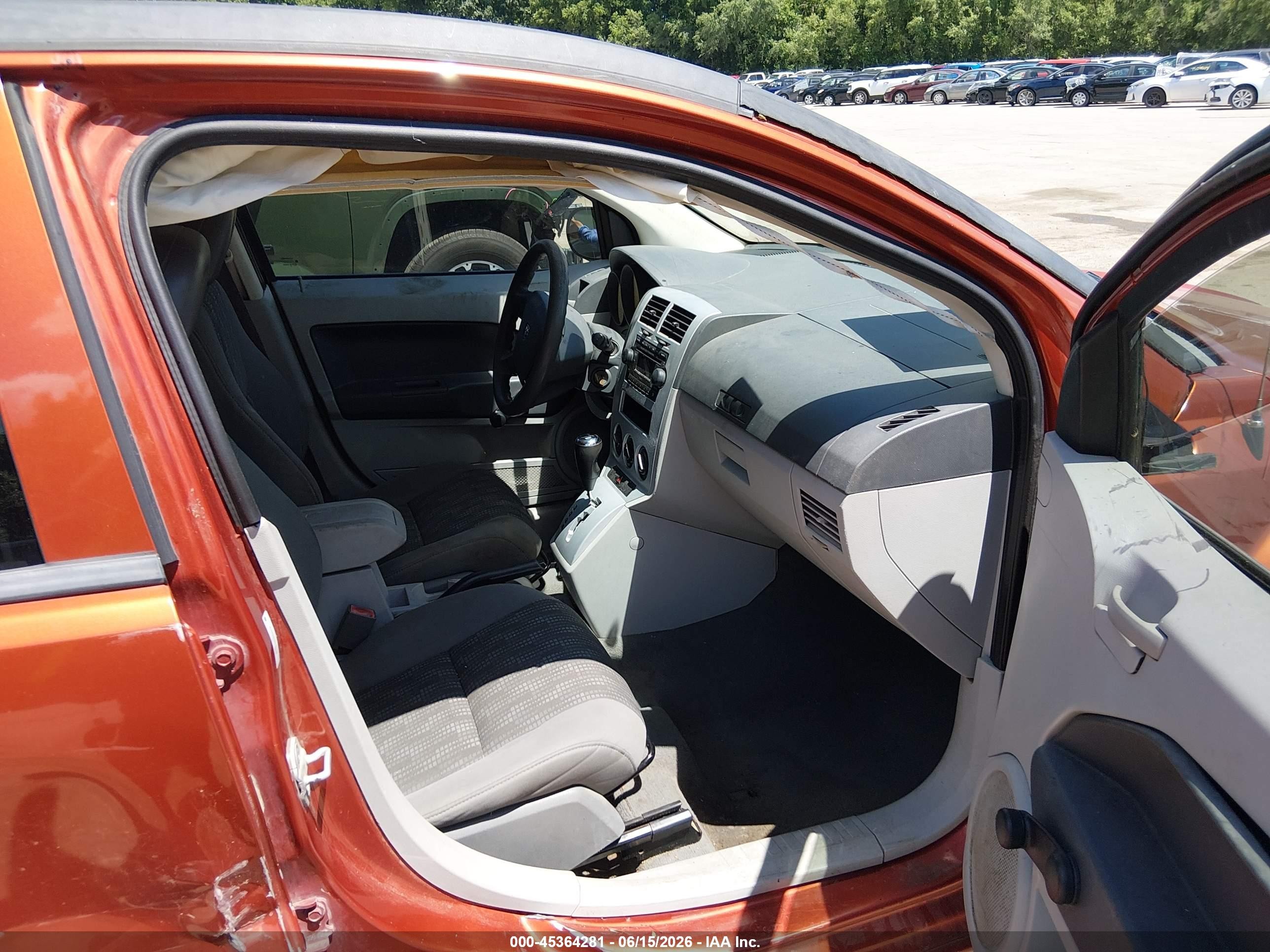 2007 Dodge Caliber   Оранжевый vin: 1B3HB28B37D197992