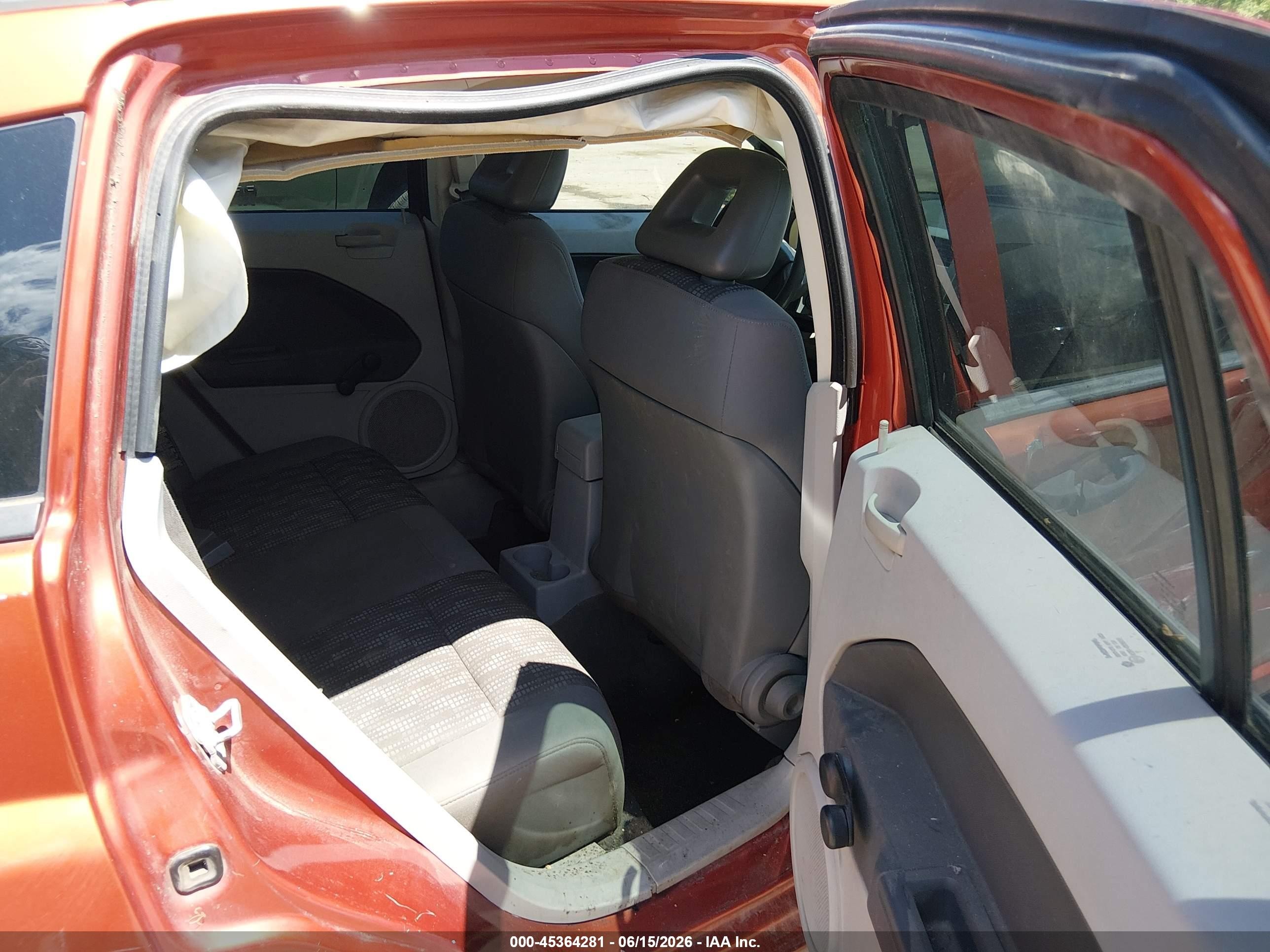 2007 Dodge Caliber   Оранжевый vin: 1B3HB28B37D197992