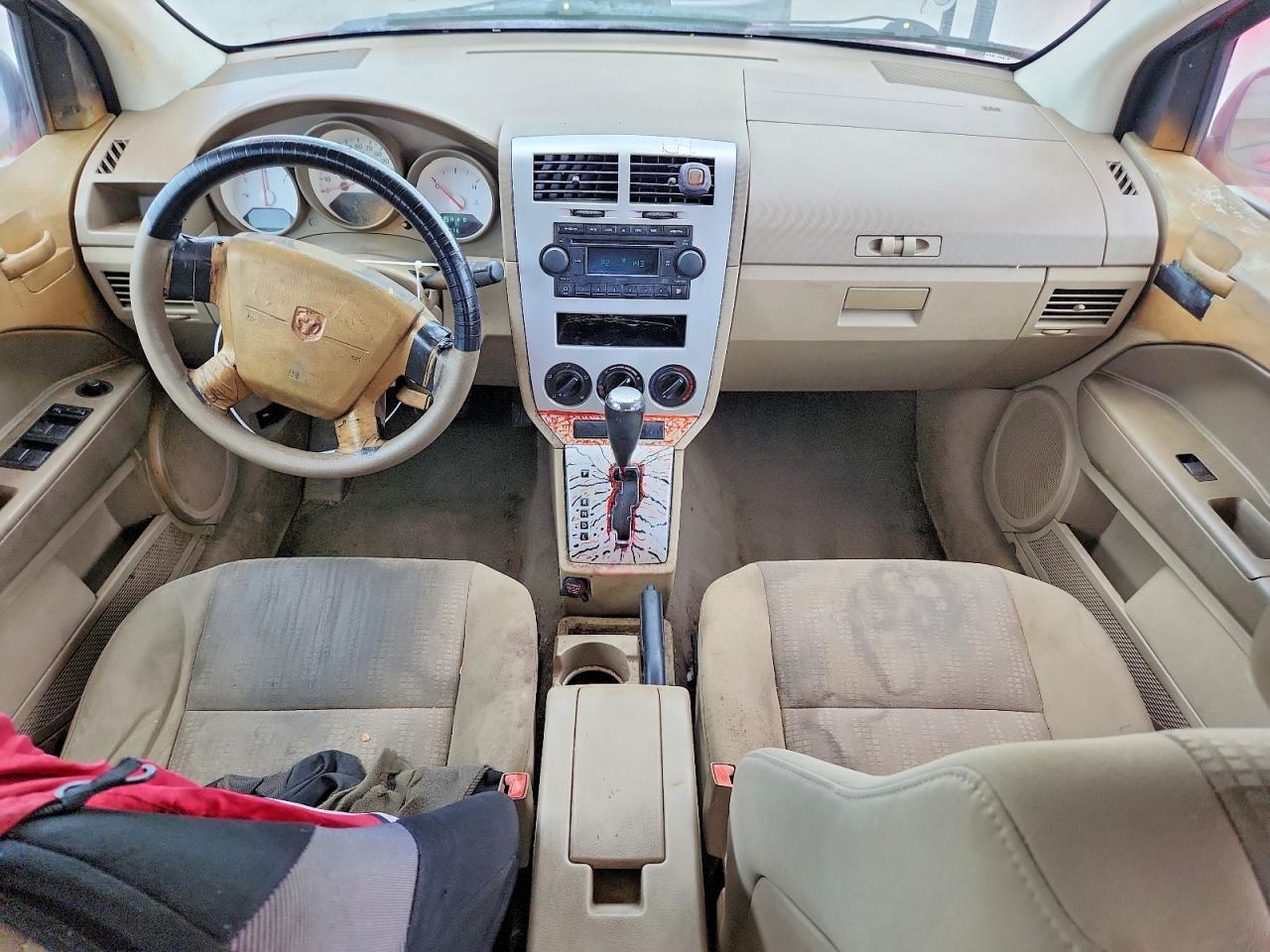 2007 Dodge Caliber Красный vin: 1B3HB28B37D523421