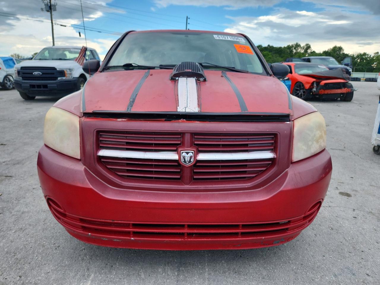 2007 Dodge Caliber Красный vin: 1B3HB28B37D523421