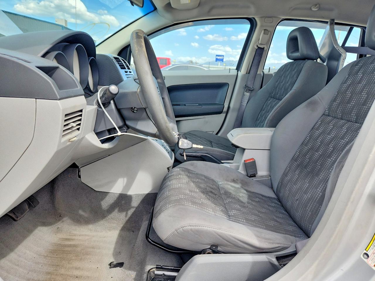 2007 Dodge Caliber Silver vin: 1B3HB28B37D577401