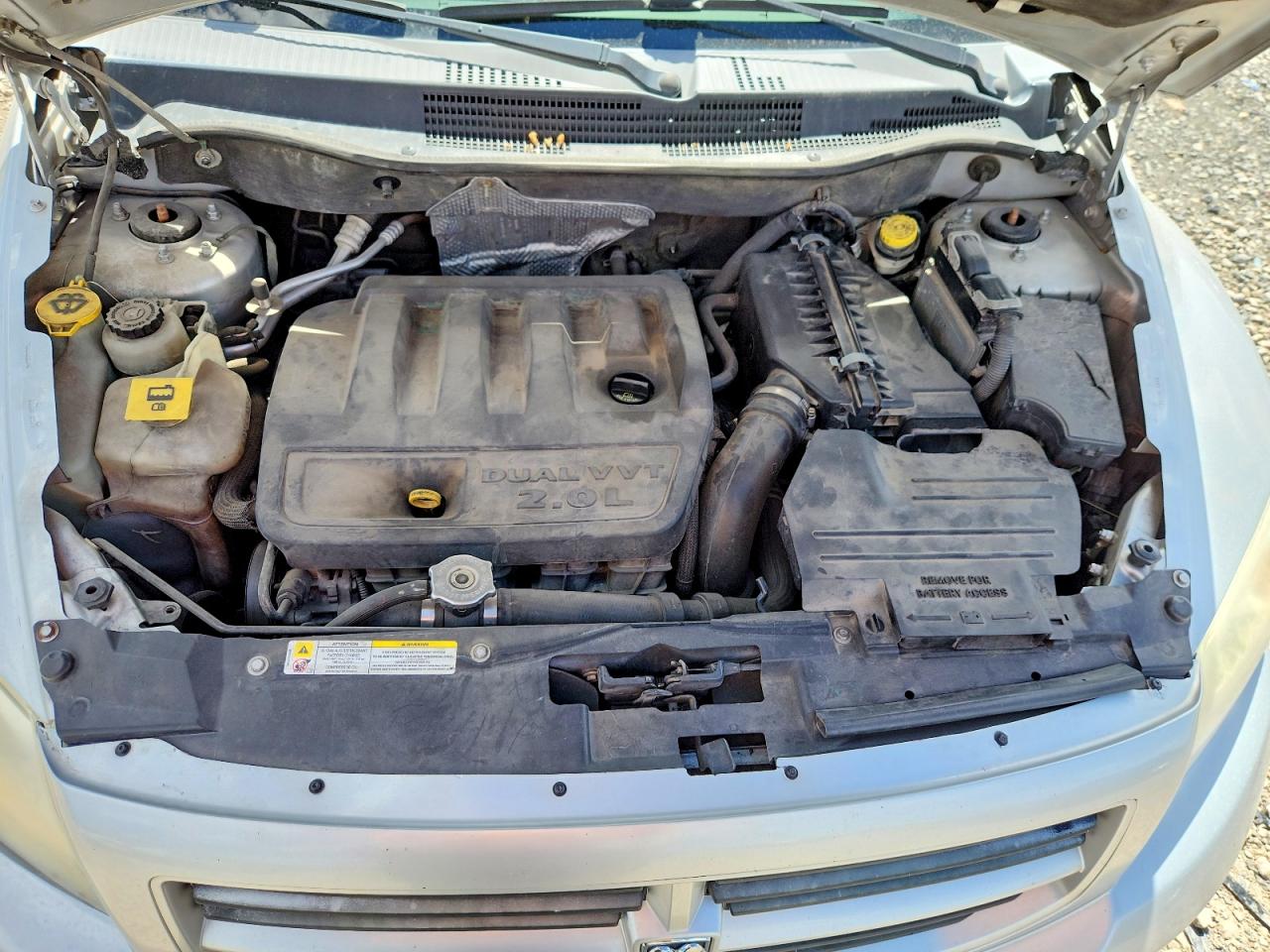 2007 Dodge Caliber Silver vin: 1B3HB28B37D577401