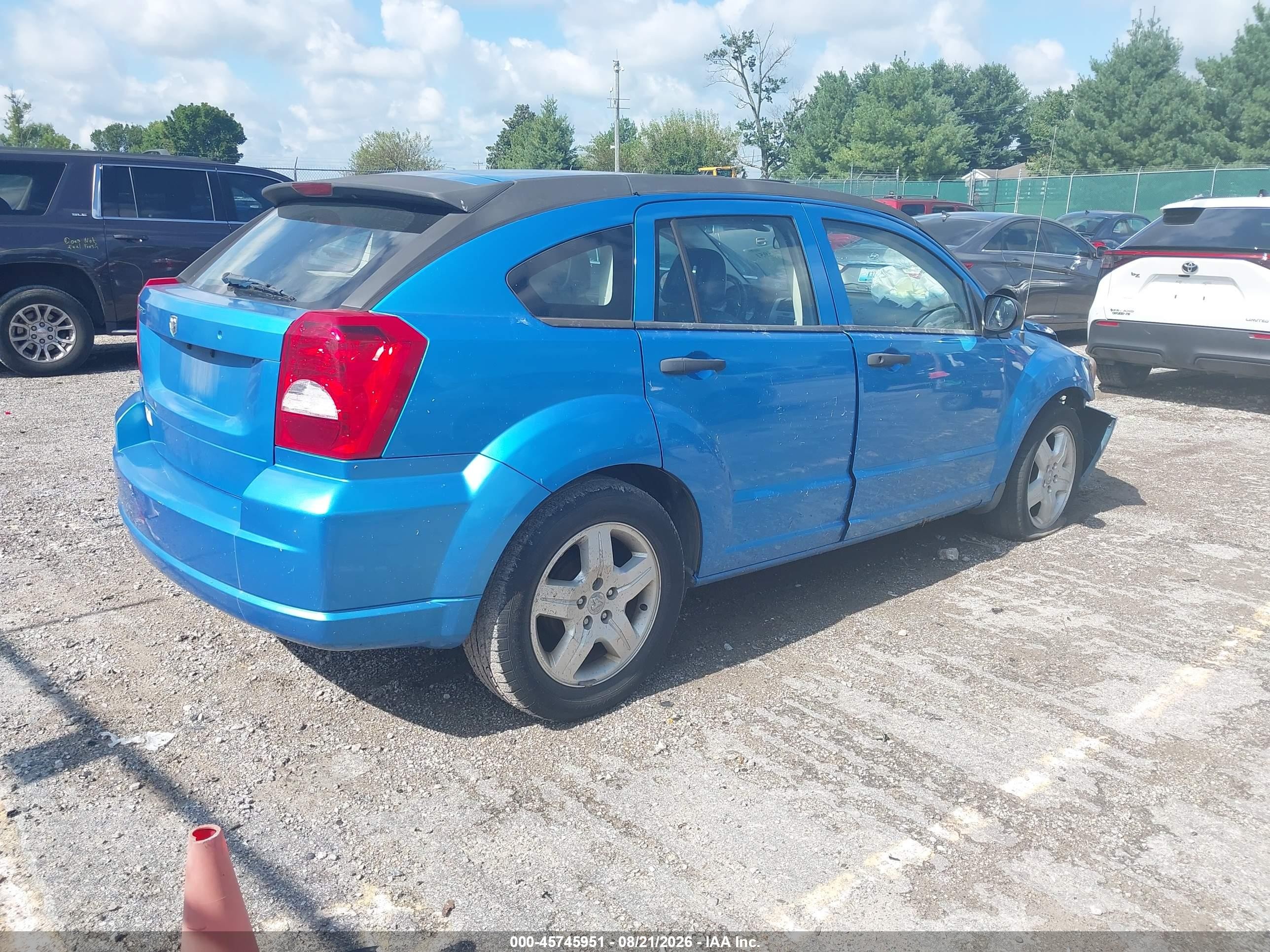 2008 Dodge Caliber Se Синий vin: 1B3HB28B38D721336