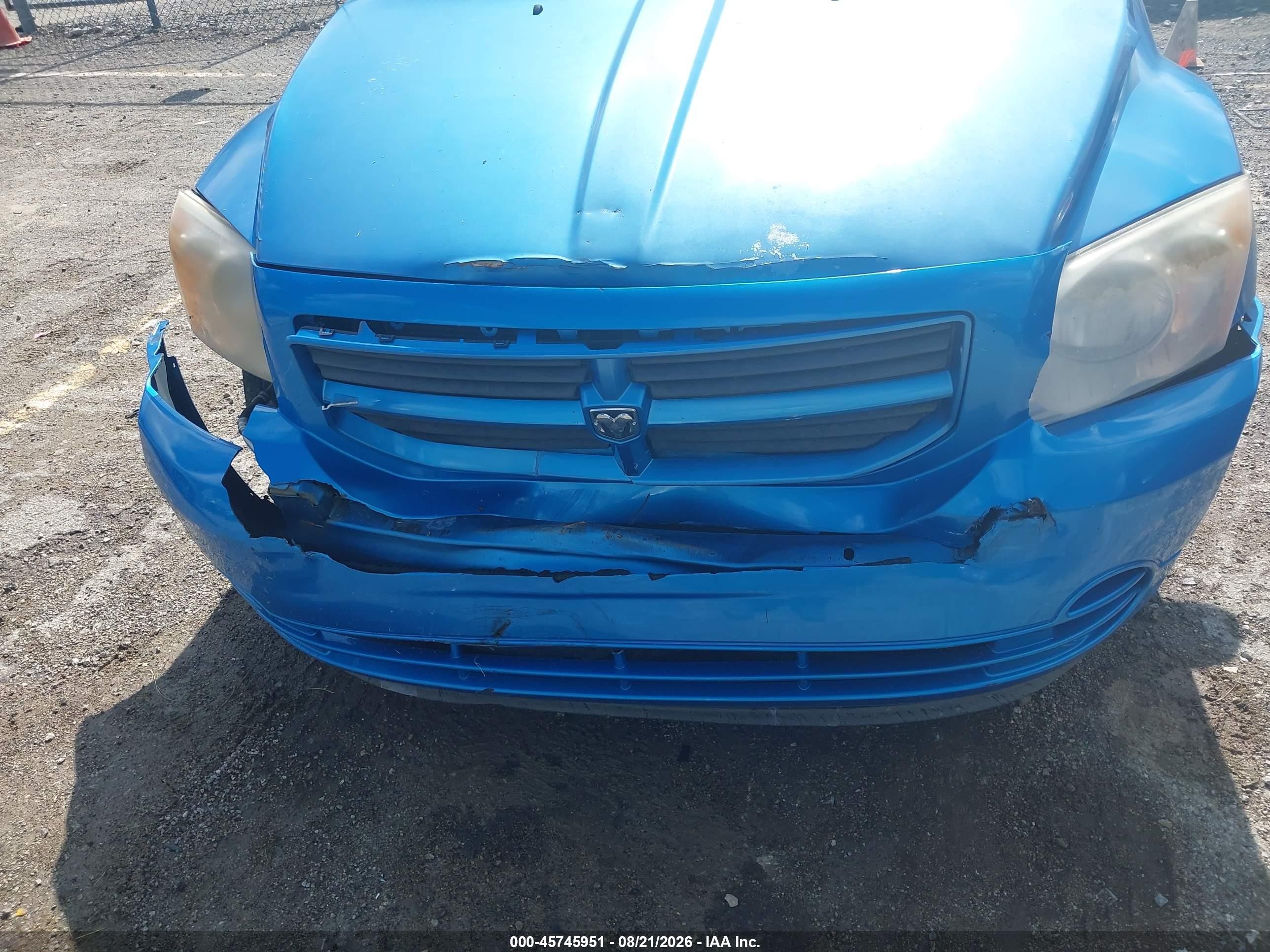 2008 Dodge Caliber Se Синий vin: 1B3HB28B38D721336