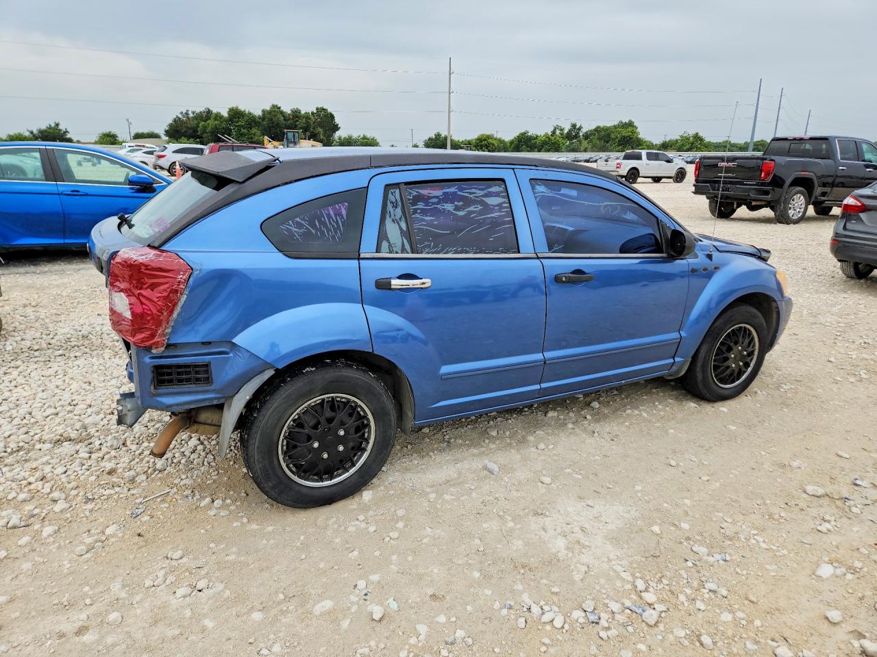 2007 Dodge Caliber Blue vin: 1B3HB28B47D231888