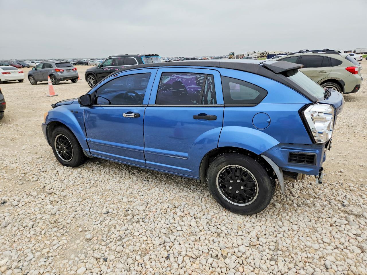 2007 Dodge Caliber Blue vin: 1B3HB28B47D231888