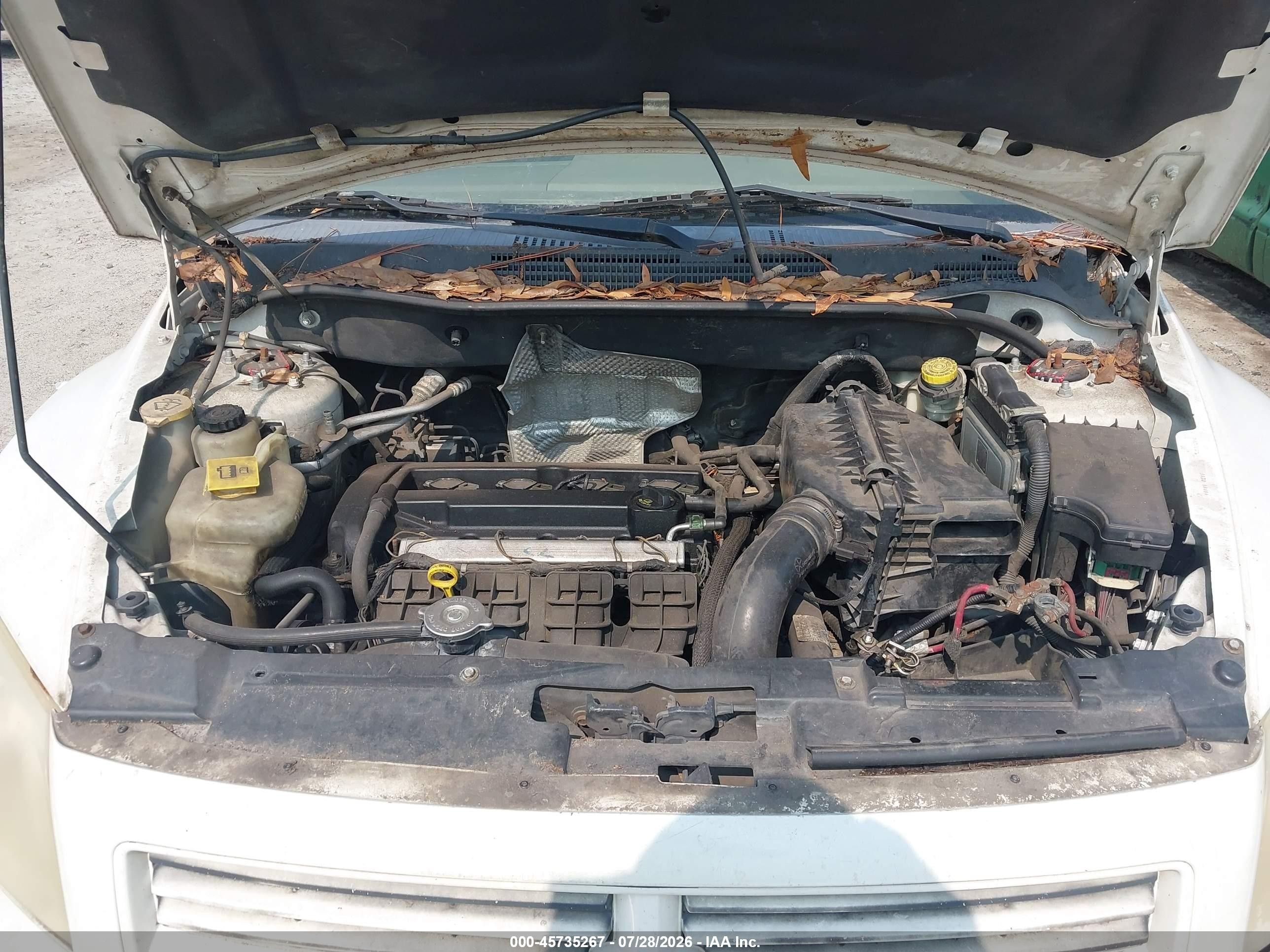 2007 Dodge Caliber   Белый vin: 1B3HB28B57D569218
