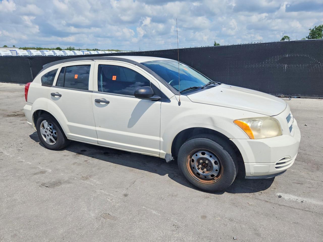 2008 Dodge Caliber White vin: 1B3HB28B58D651192