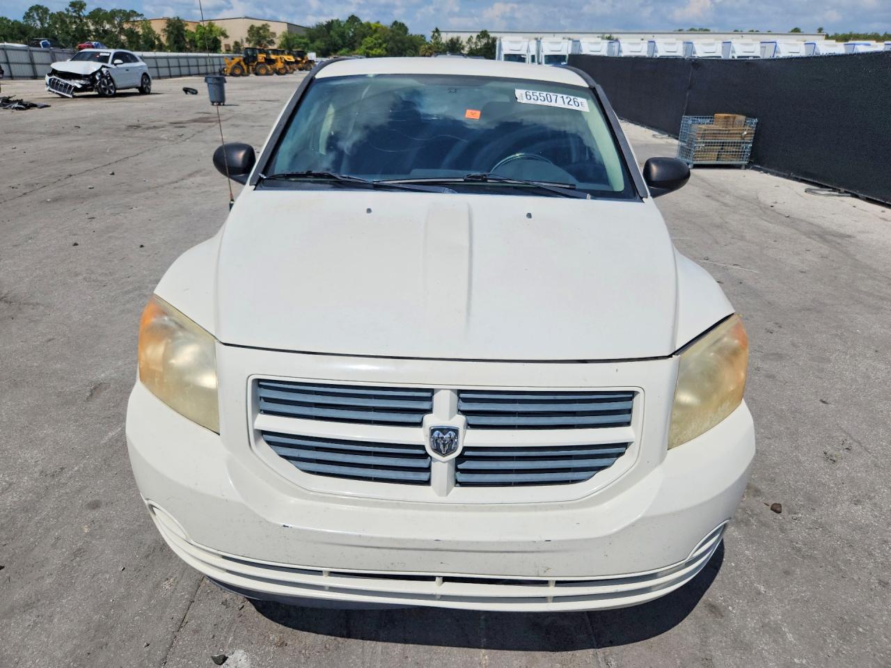 2008 Dodge Caliber White vin: 1B3HB28B58D651192