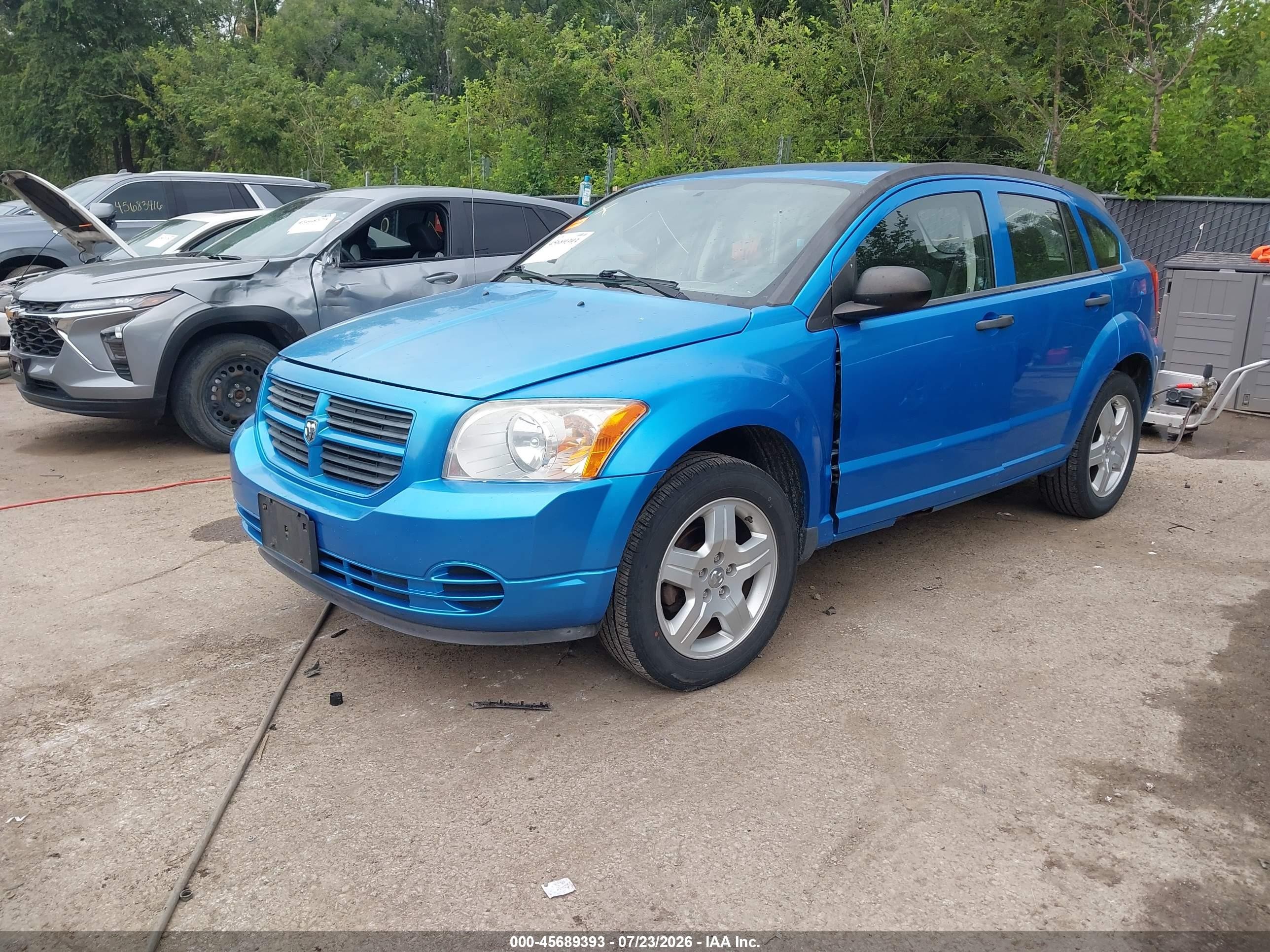 2008 Dodge Caliber Se Blue vin: 1B3HB28B58D659938