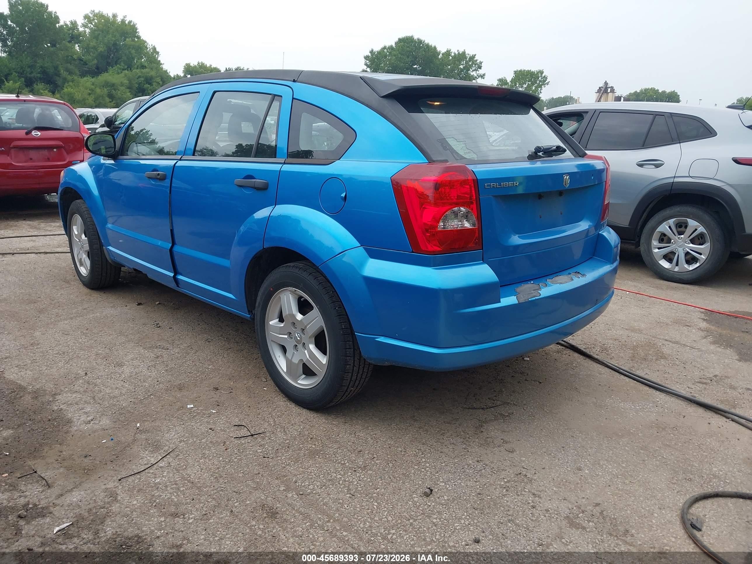 2008 Dodge Caliber Se Blue vin: 1B3HB28B58D659938