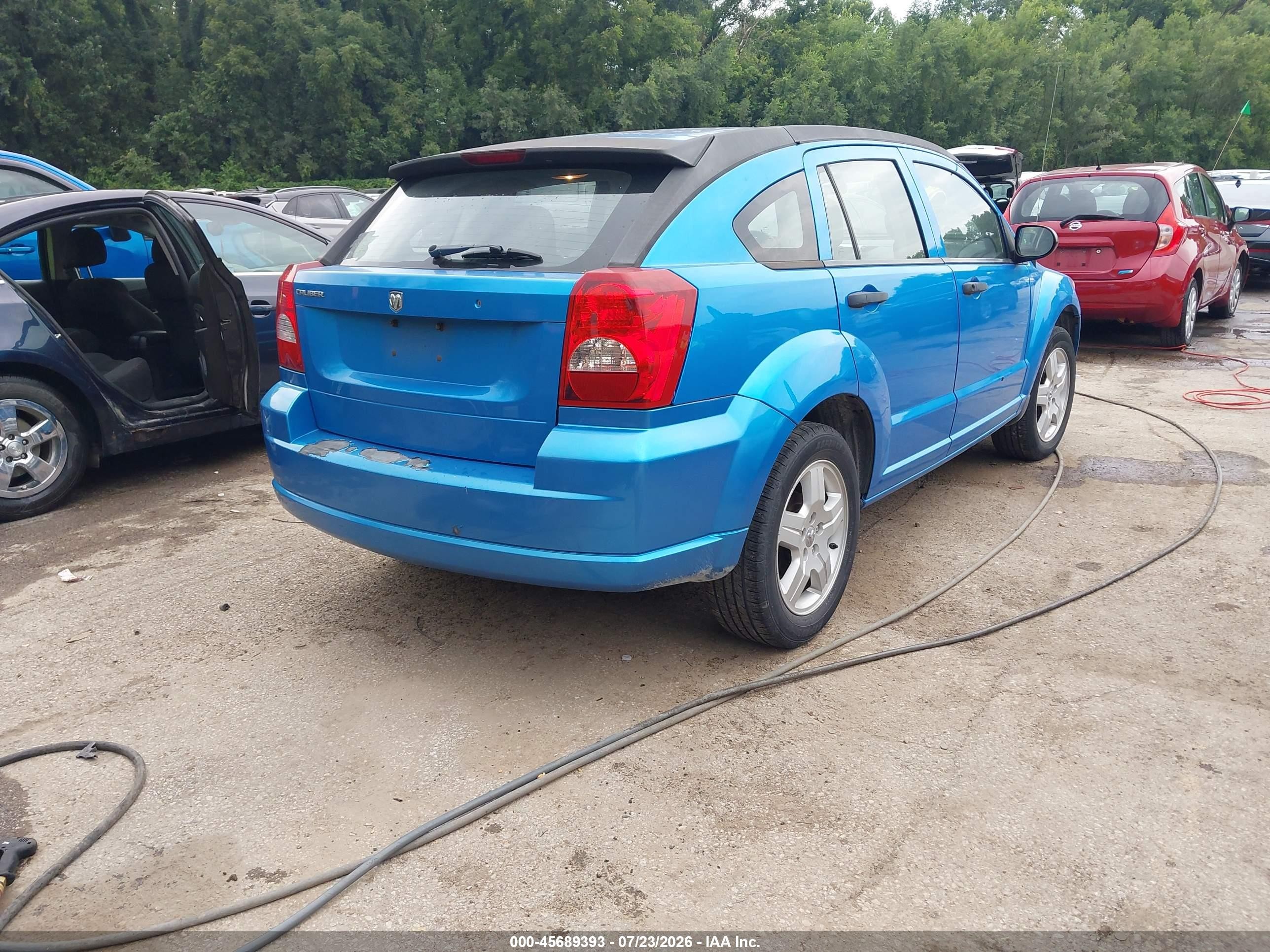 2008 Dodge Caliber Se Blue vin: 1B3HB28B58D659938