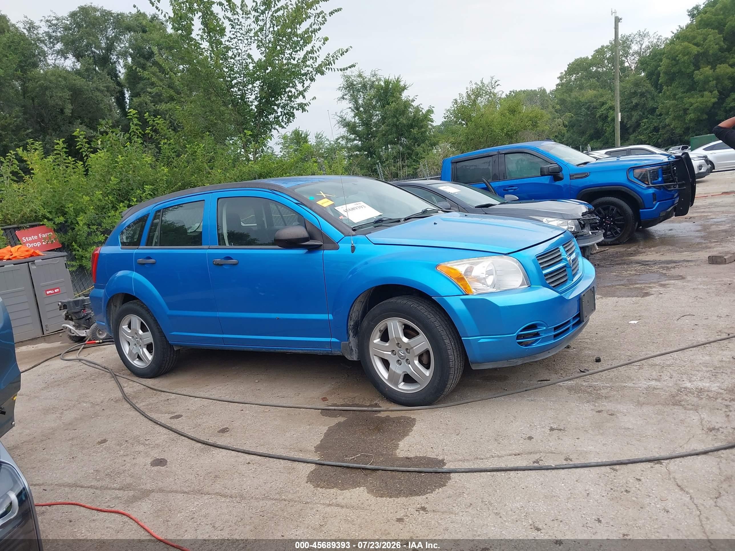 2008 Dodge Caliber Se Blue vin: 1B3HB28B58D659938
