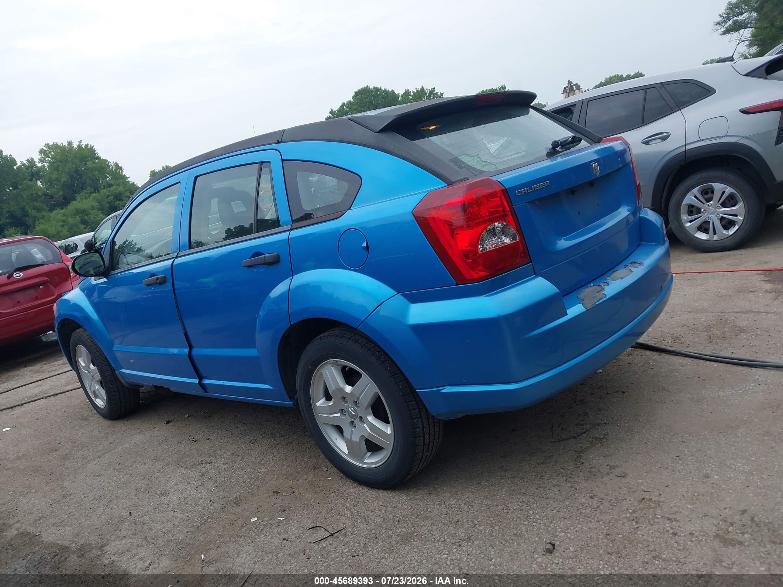 2008 Dodge Caliber Se Blue vin: 1B3HB28B58D659938