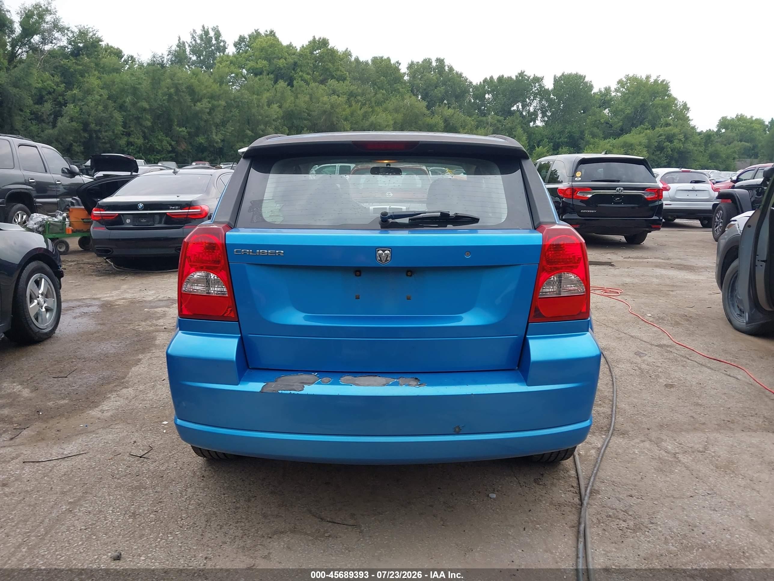 2008 Dodge Caliber Se Blue vin: 1B3HB28B58D659938