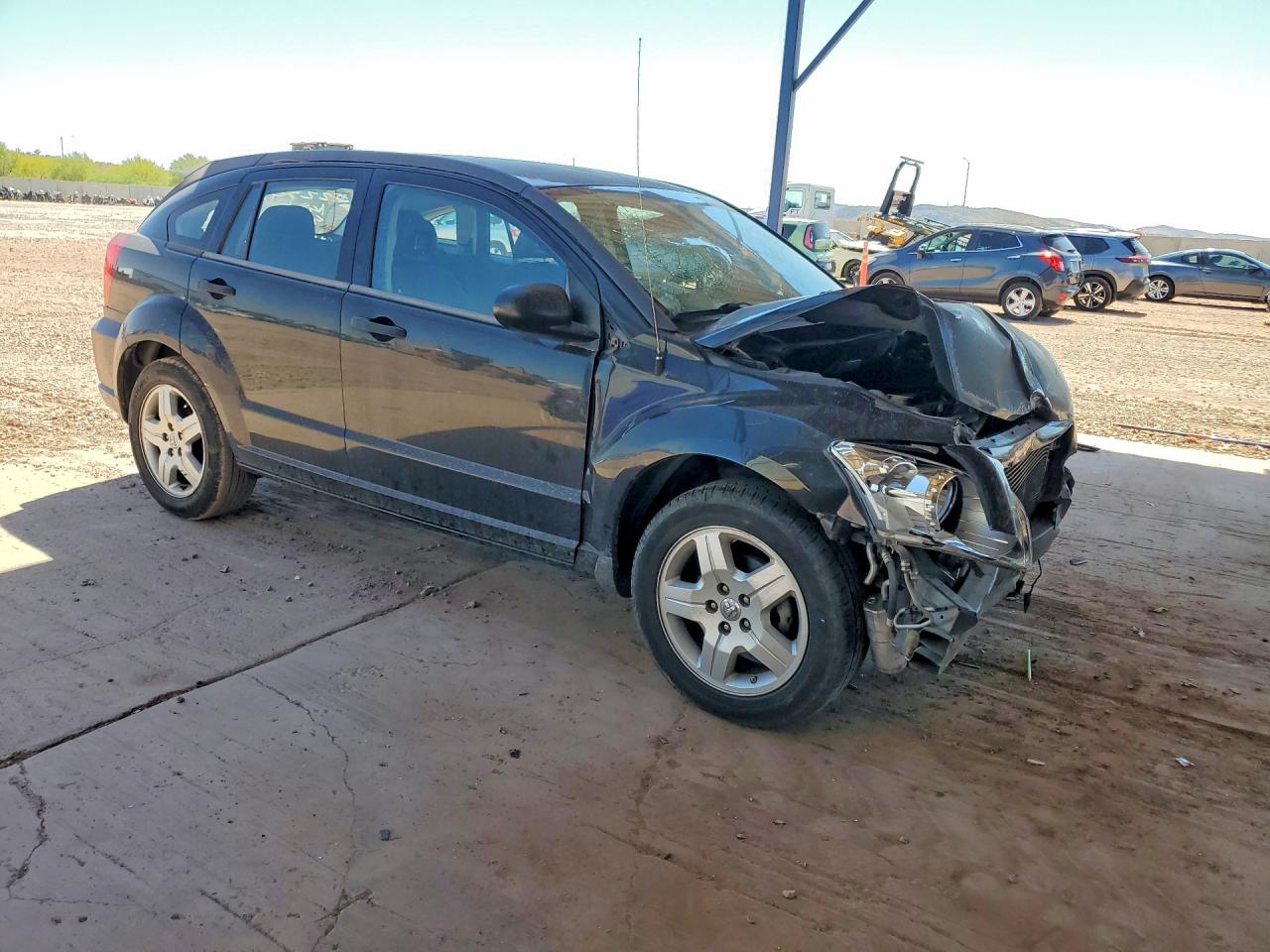 2008 Dodge Caliber Gray vin: 1B3HB28B58D742396