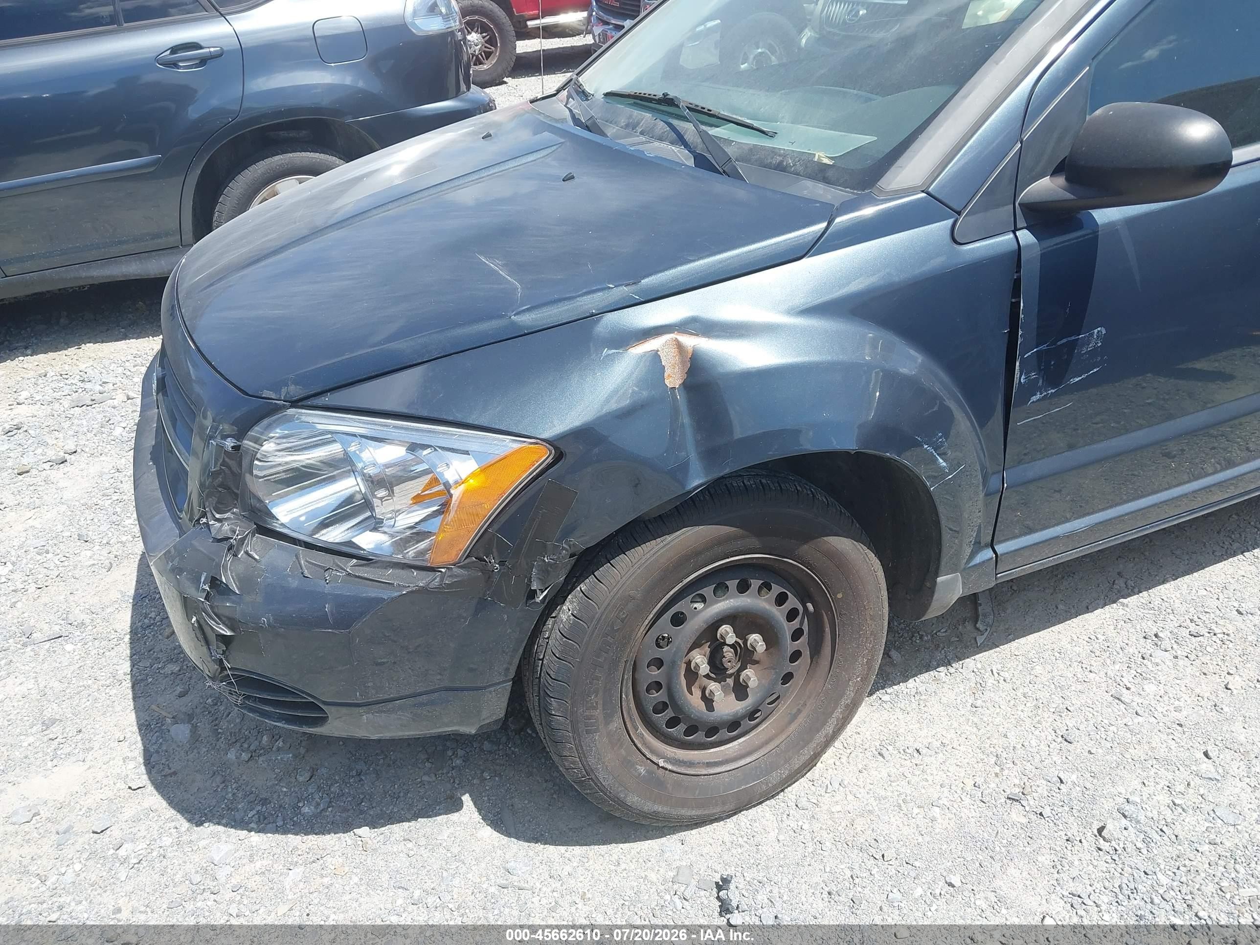 2008 Dodge Caliber Se Gray vin: 1B3HB28B68D696013