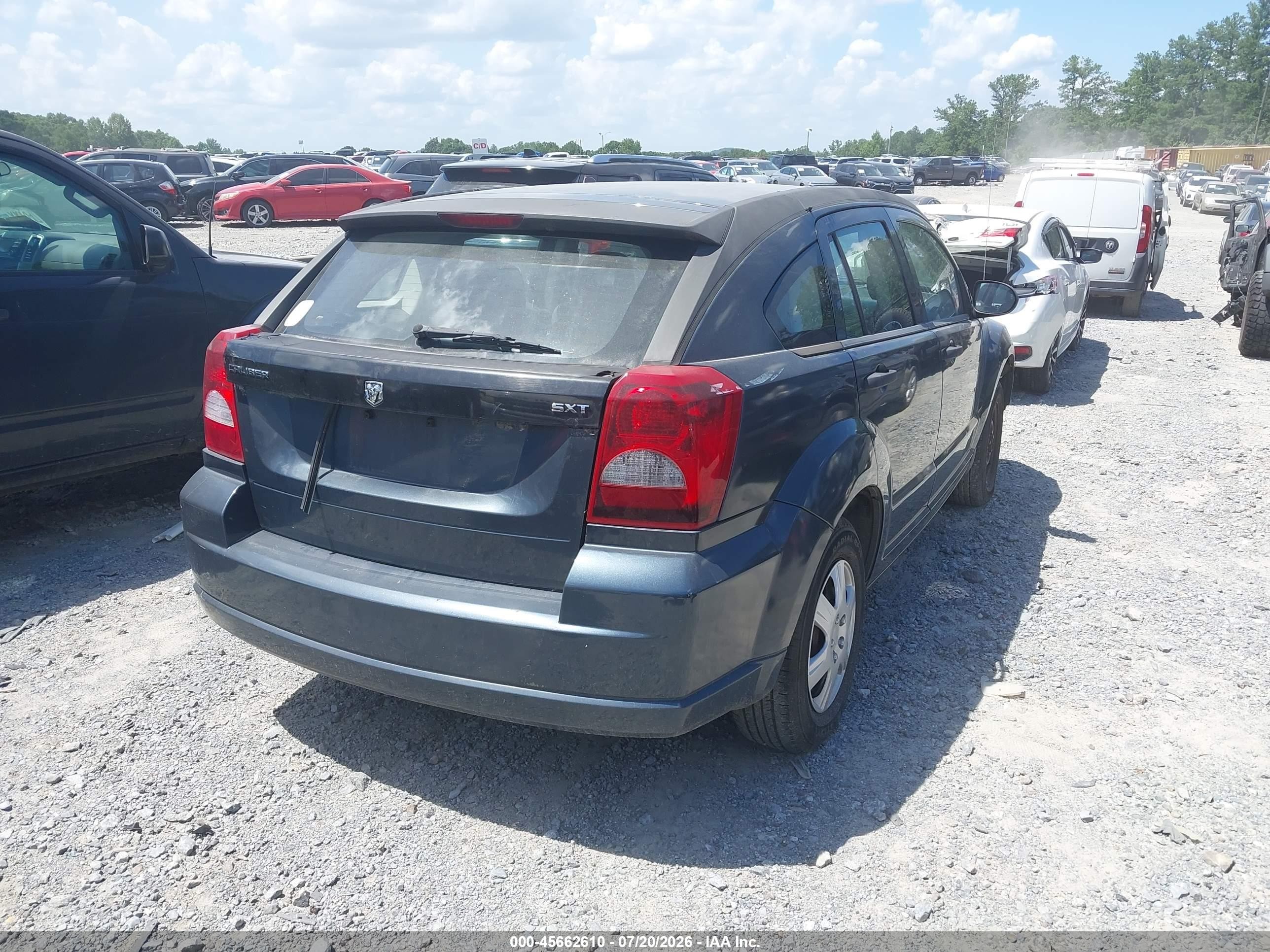 2008 Dodge Caliber Se Gray vin: 1B3HB28B68D696013