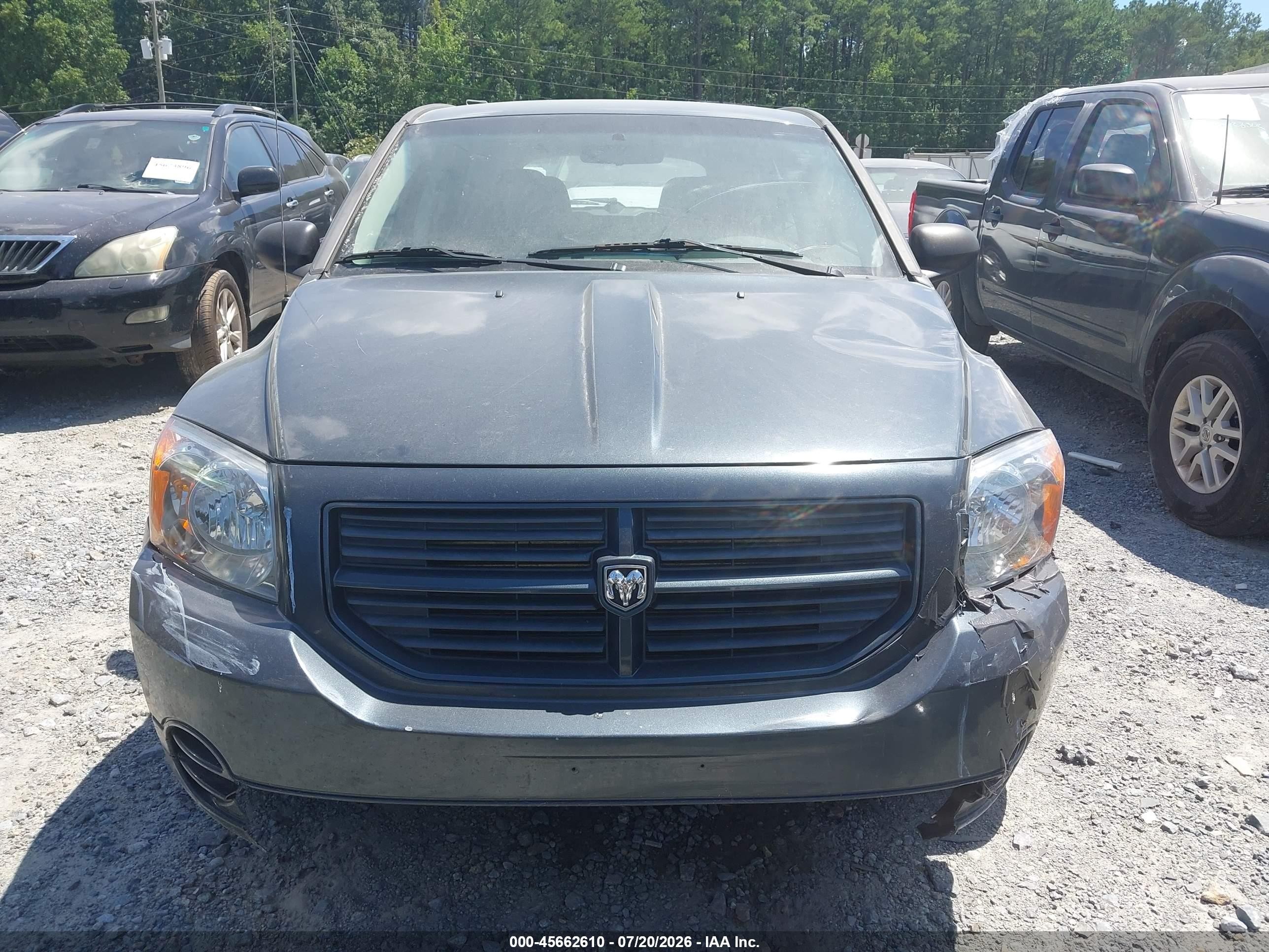 2008 Dodge Caliber Se Gray vin: 1B3HB28B68D696013