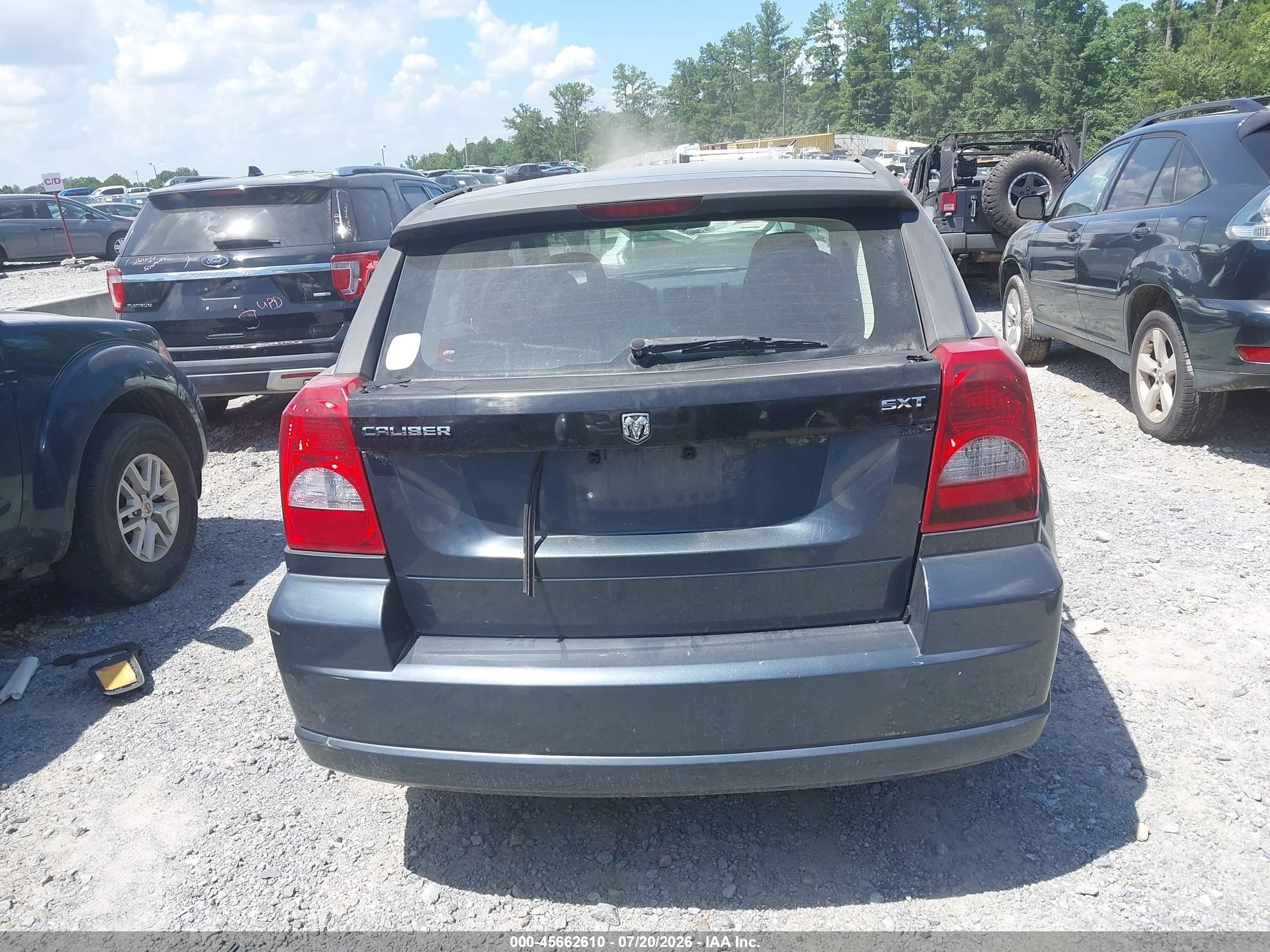 2008 Dodge Caliber Se Gray vin: 1B3HB28B68D696013