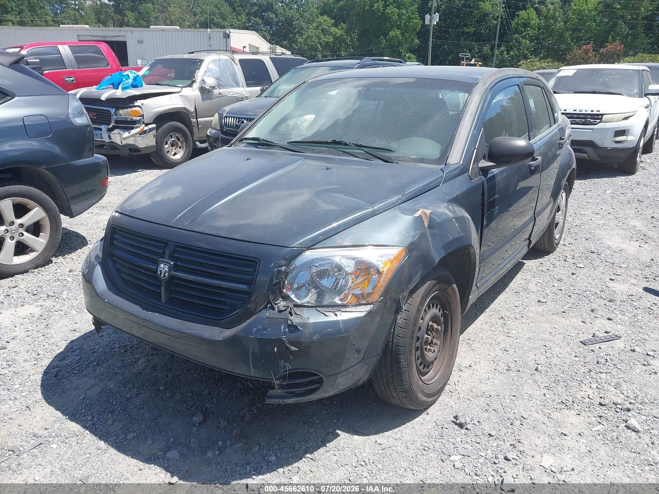 2008 Dodge Caliber Se Gray vin: 1B3HB28B68D696013