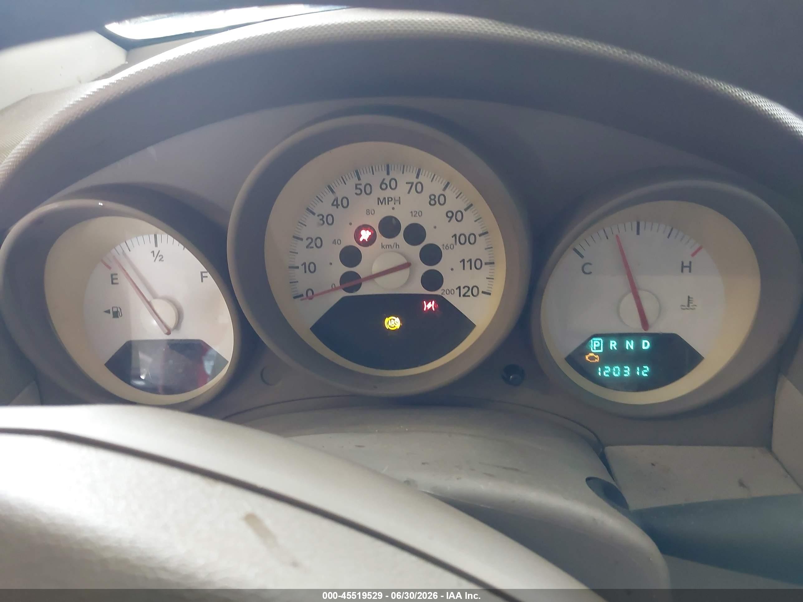 2007 Dodge Caliber   Burgundy vin: 1B3HB28B77D127377