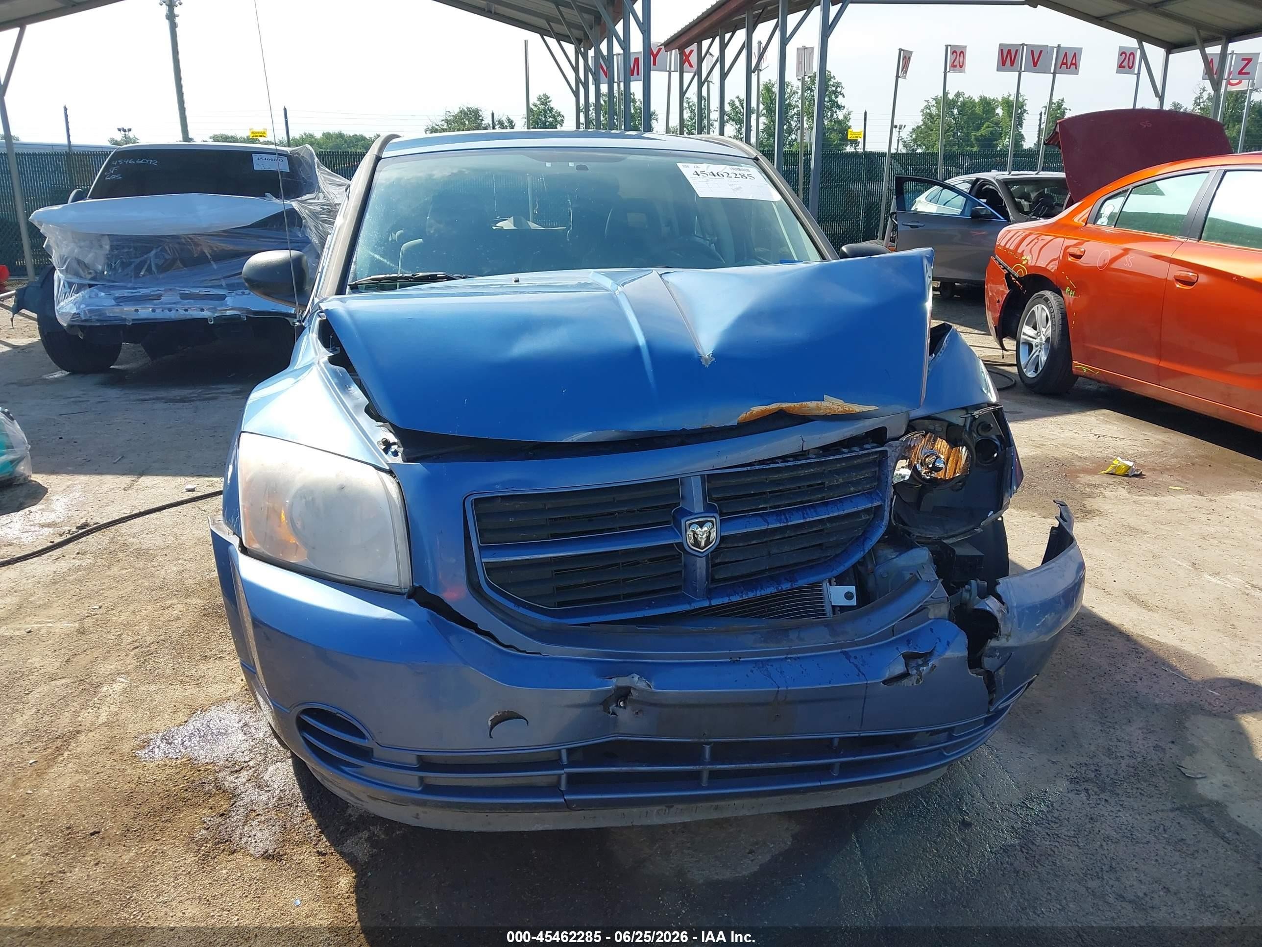2007 Dodge Caliber   Blue vin: 1B3HB28B77D320838