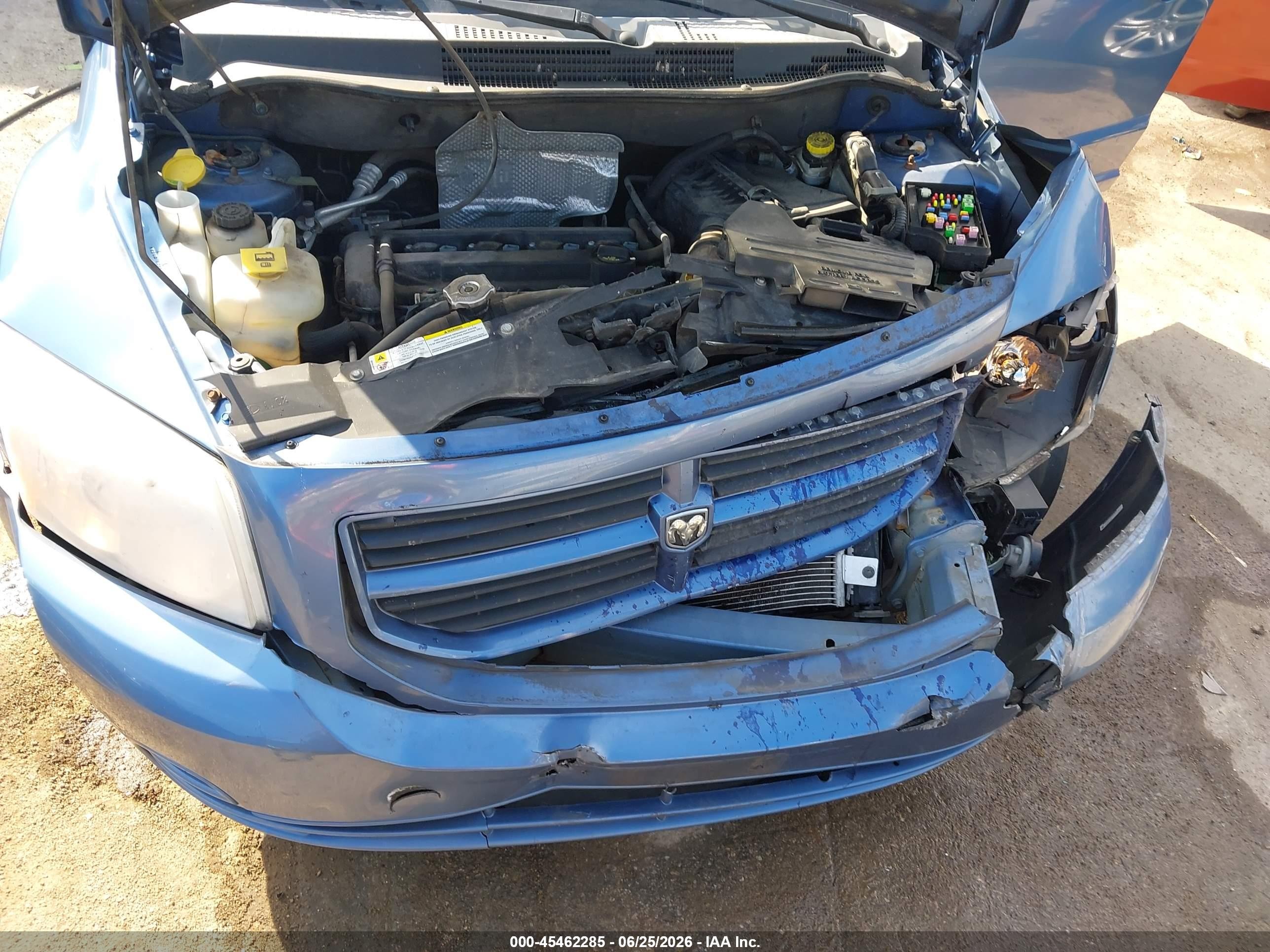 2007 Dodge Caliber   Blue vin: 1B3HB28B77D320838