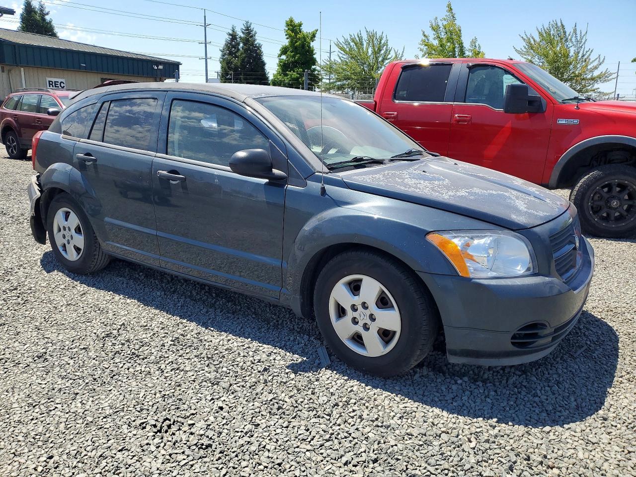 2007 Dodge Caliber Blue vin: 1B3HB28B77D545194
