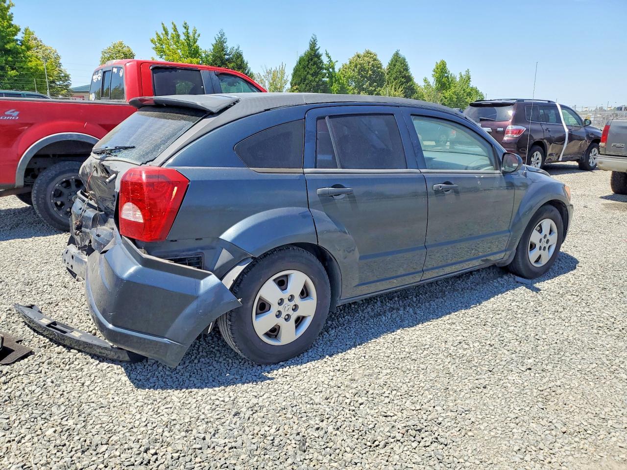 2007 Dodge Caliber Blue vin: 1B3HB28B77D545194