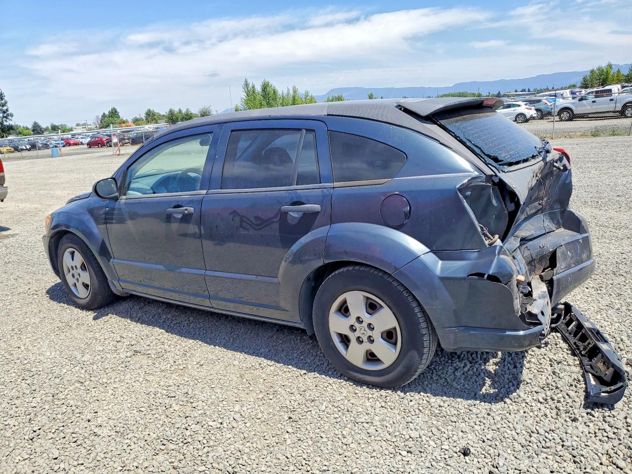 2007 Dodge Caliber Blue vin: 1B3HB28B77D545194