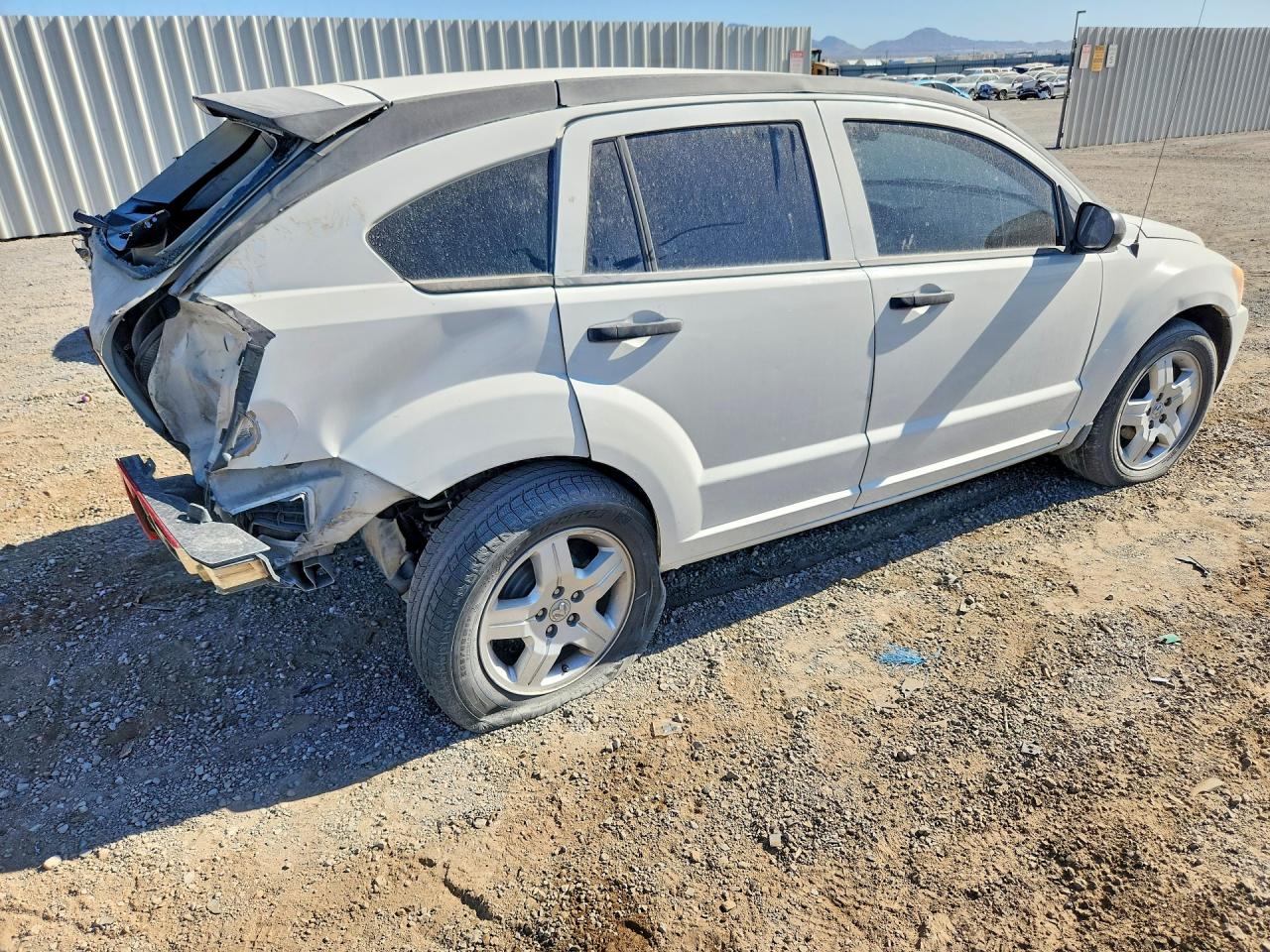 2008 Dodge Caliber White vin: 1B3HB28B78D770247