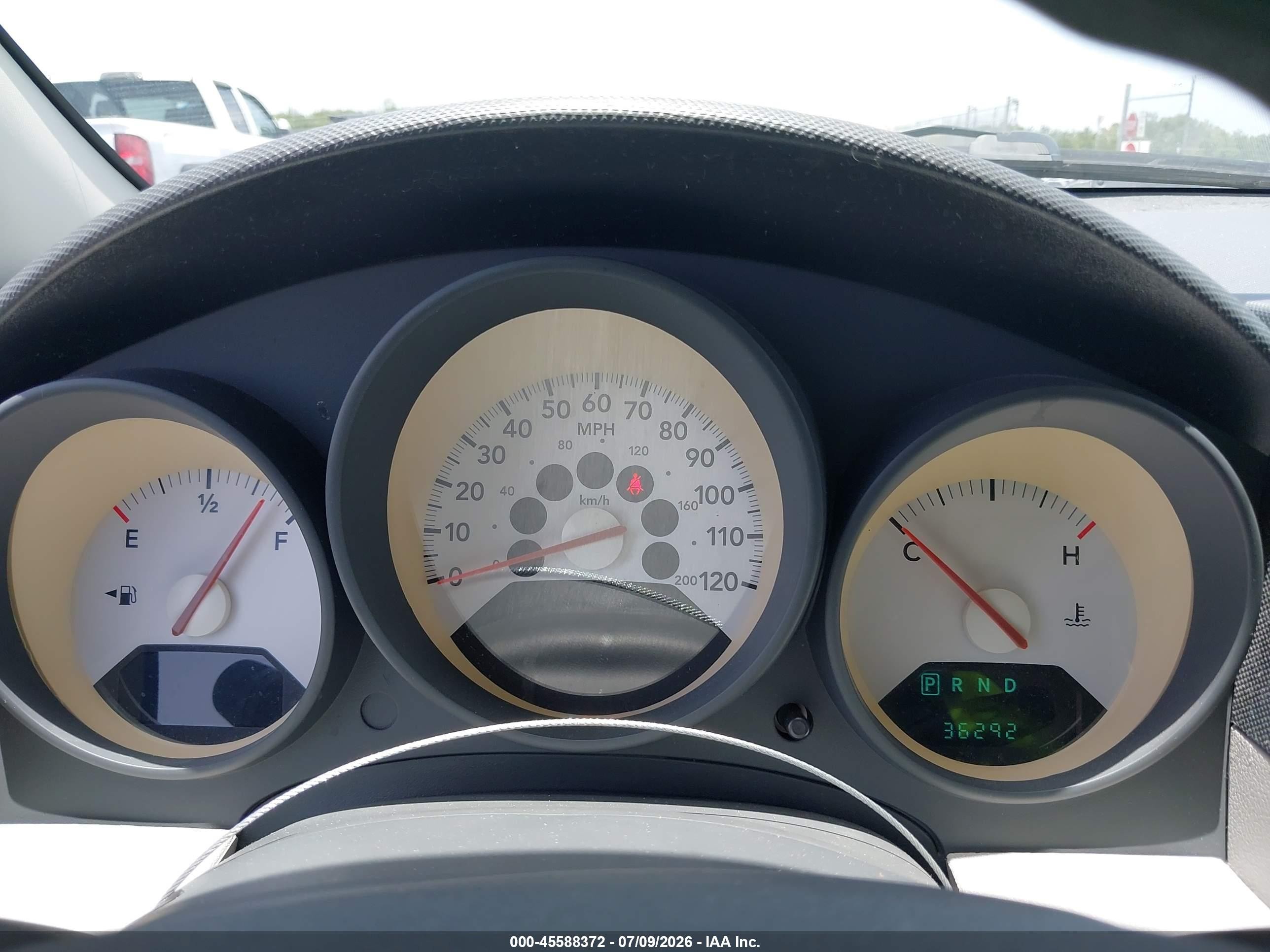 2007 Dodge Caliber   Red vin: 1B3HB28B87D132717