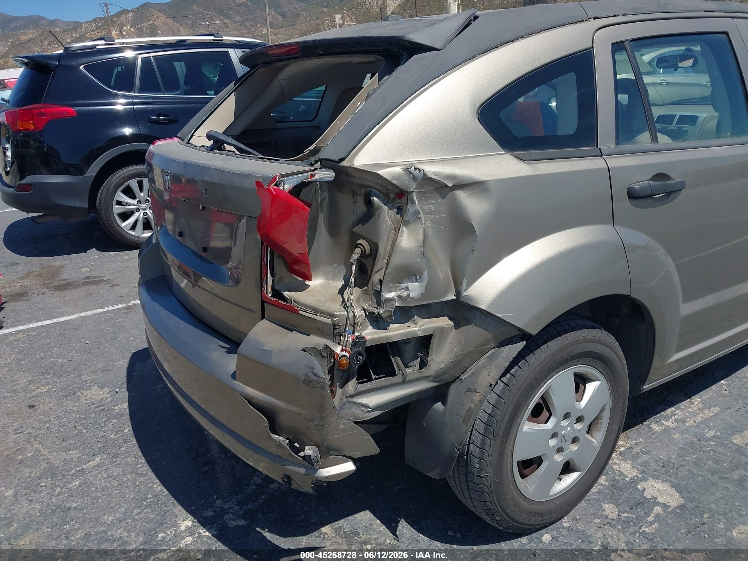 2007 Dodge Caliber   Серый vin: 1B3HB28B87D194330