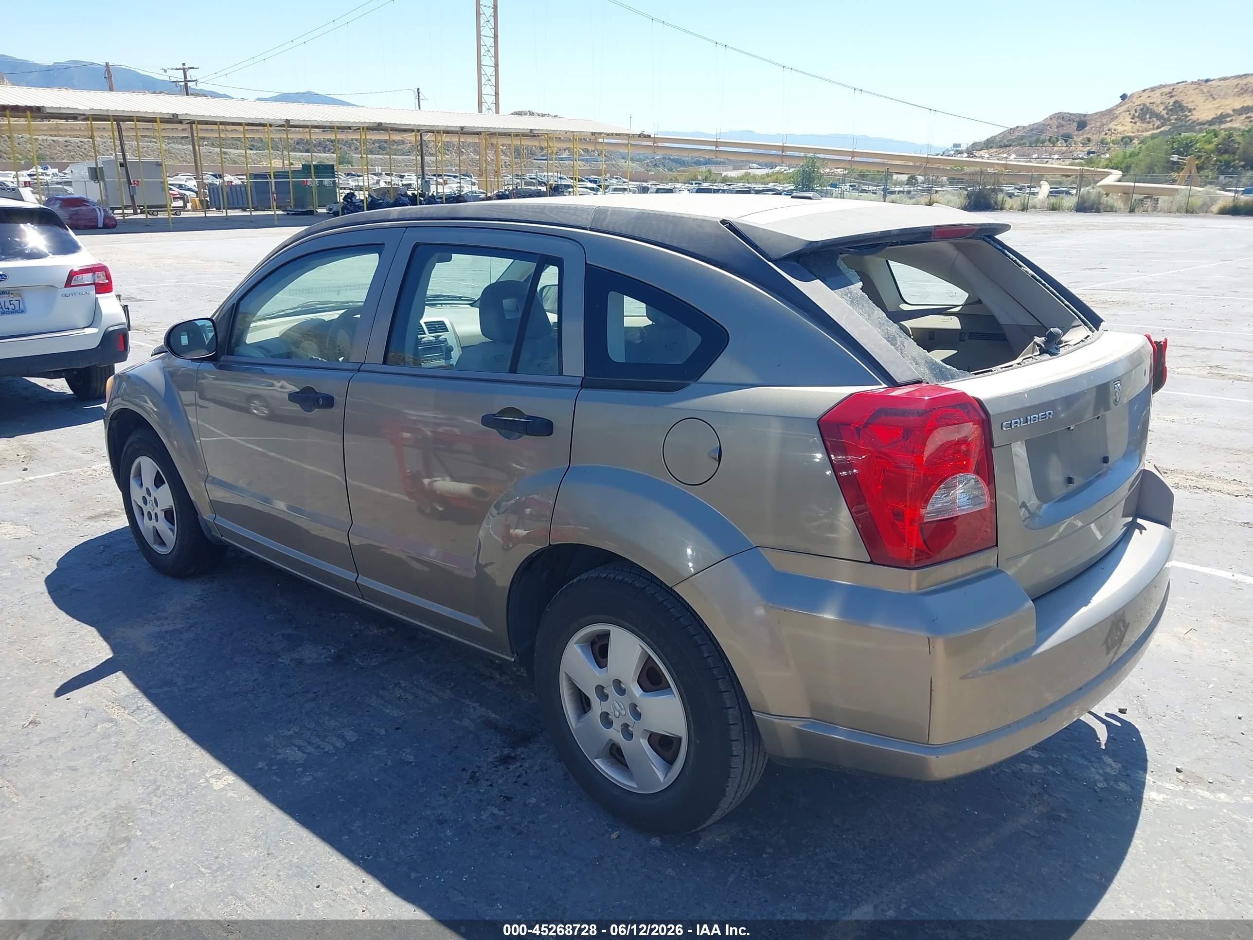2007 Dodge Caliber   Серый vin: 1B3HB28B87D194330