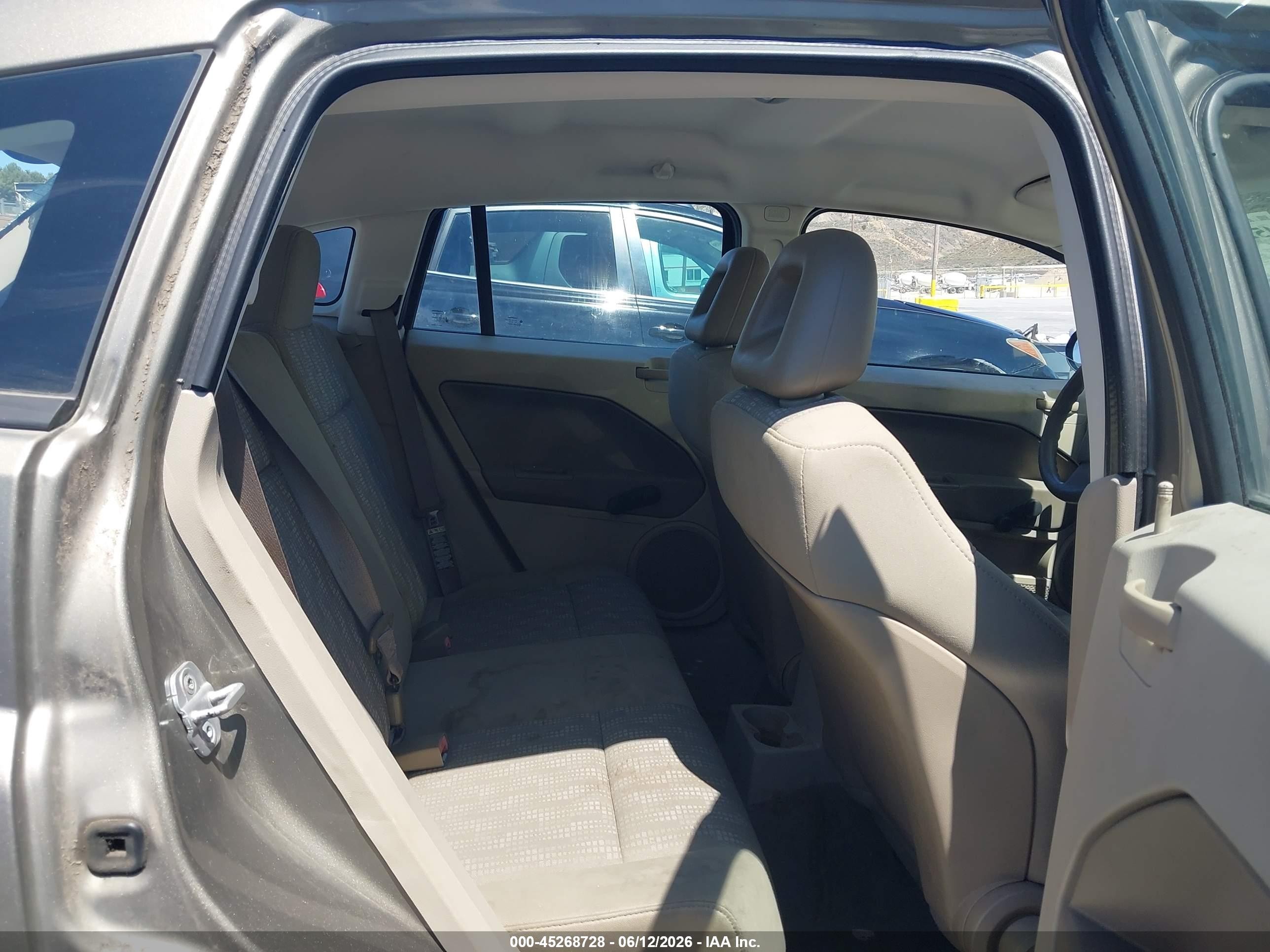 2007 Dodge Caliber   Серый vin: 1B3HB28B87D194330