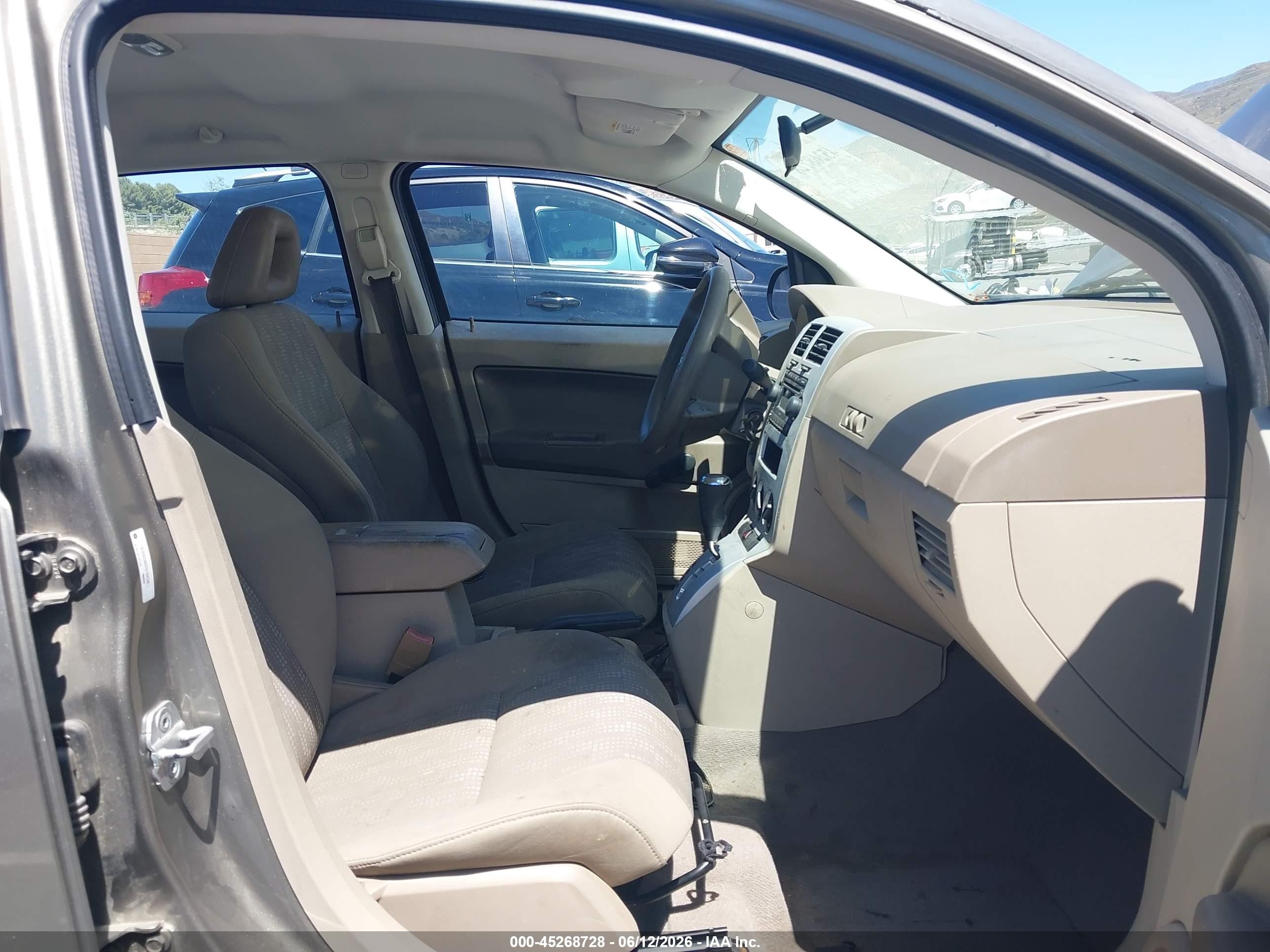2007 Dodge Caliber   Серый vin: 1B3HB28B87D194330