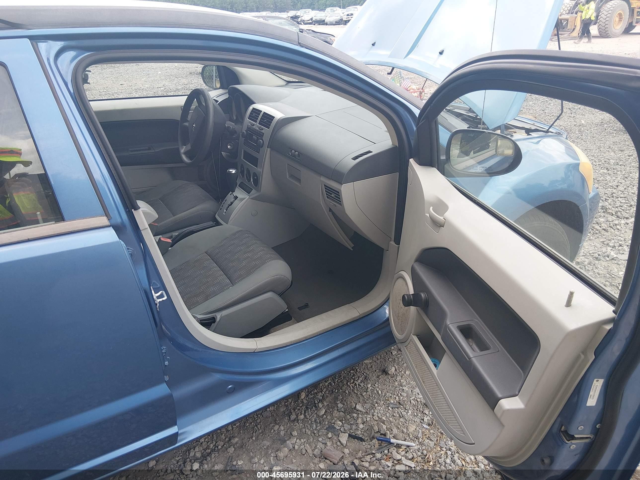 2007 Dodge Caliber   Blue vin: 1B3HB28B87D288336