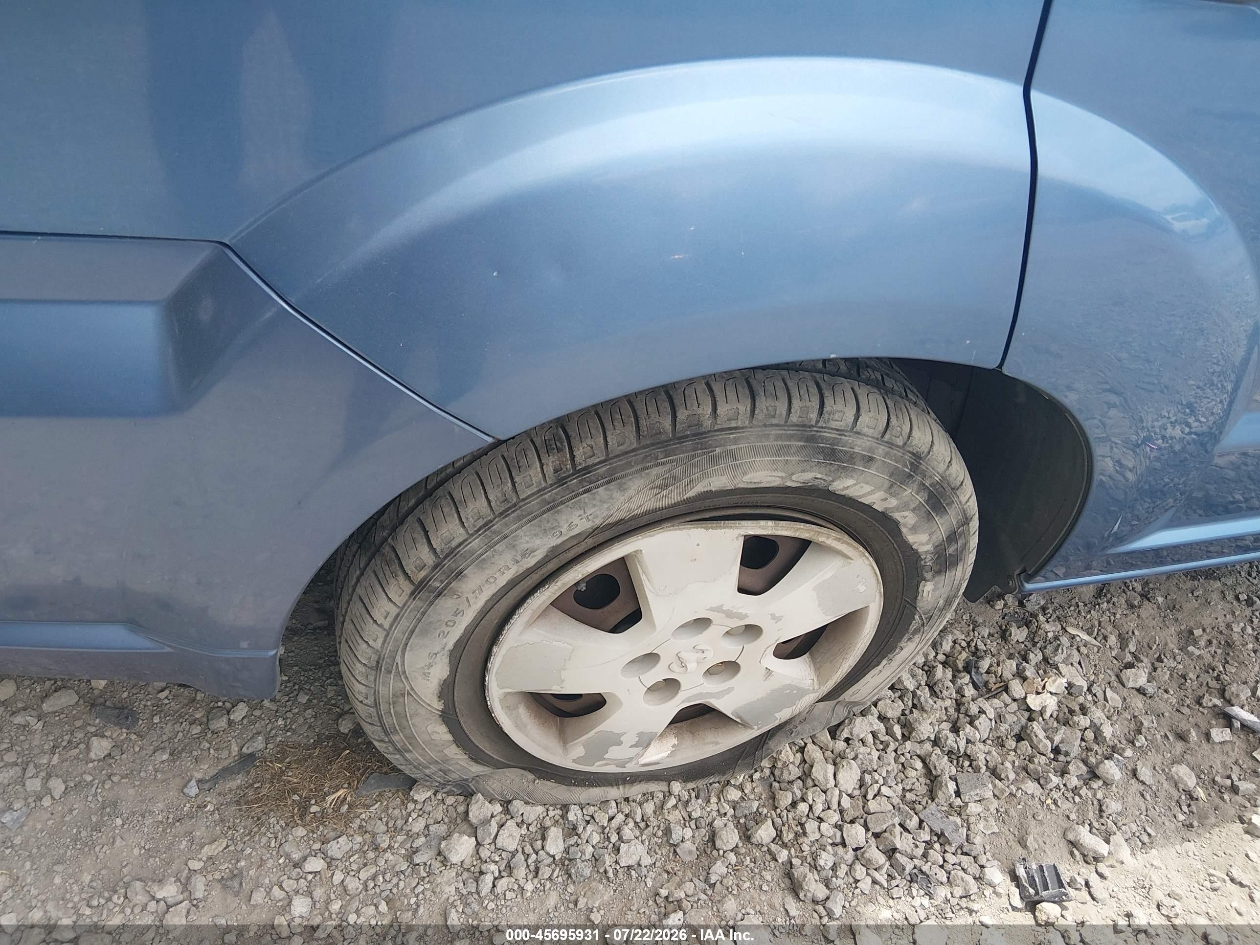 2007 Dodge Caliber   Blue vin: 1B3HB28B87D288336