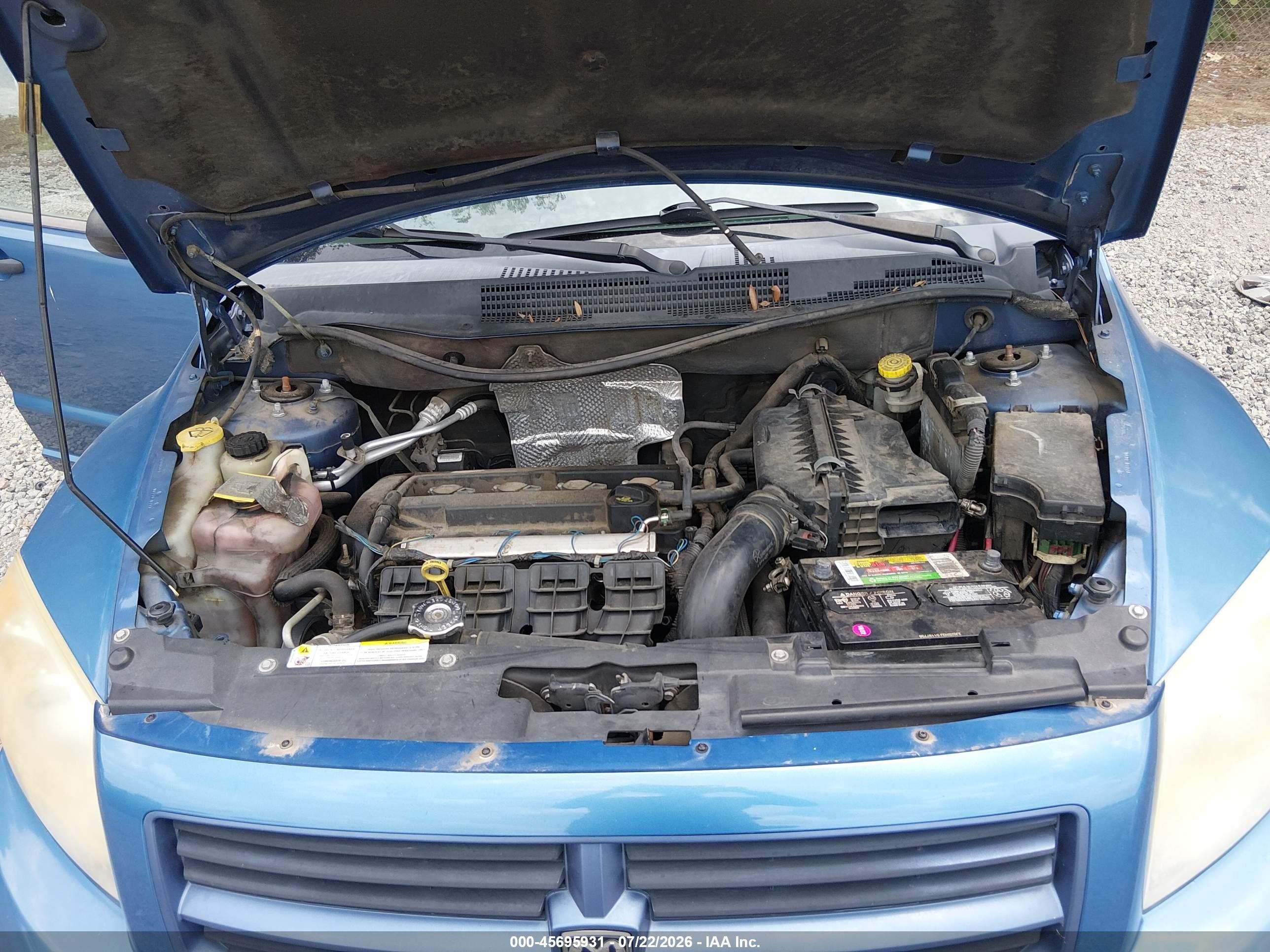 2007 Dodge Caliber   Blue vin: 1B3HB28B87D288336
