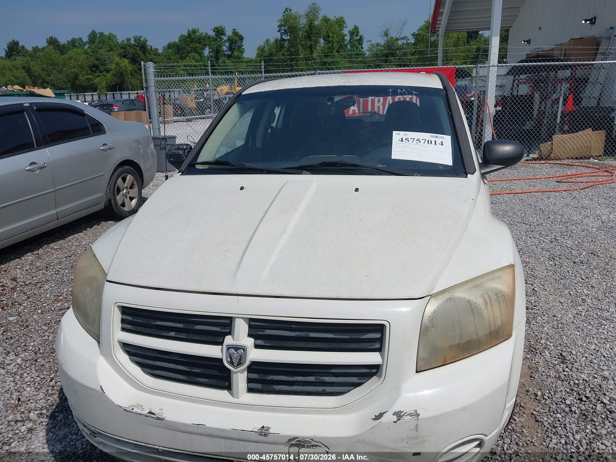 2008 Dodge Caliber Se White vin: 1B3HB28B88D653177