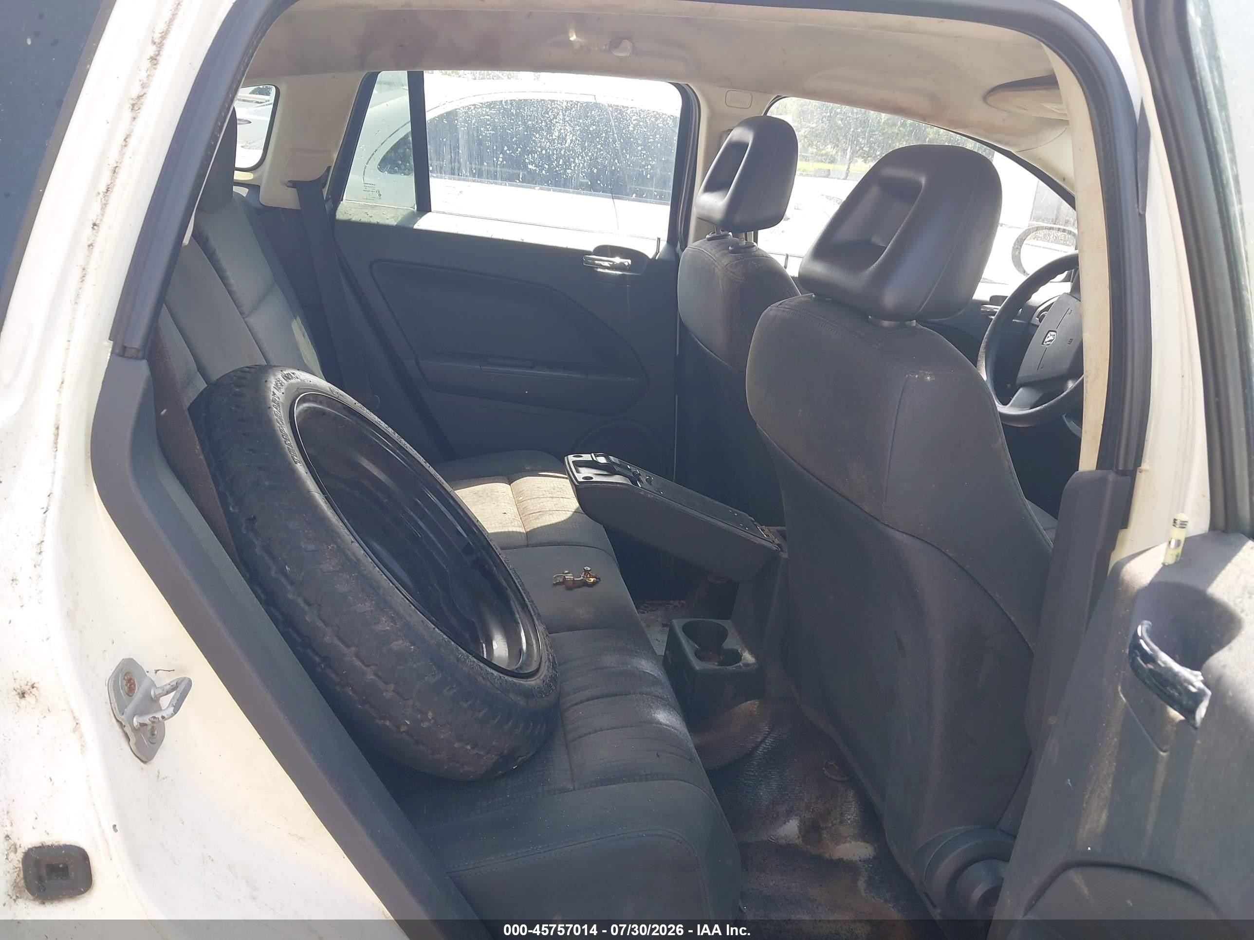 2008 Dodge Caliber Se White vin: 1B3HB28B88D653177