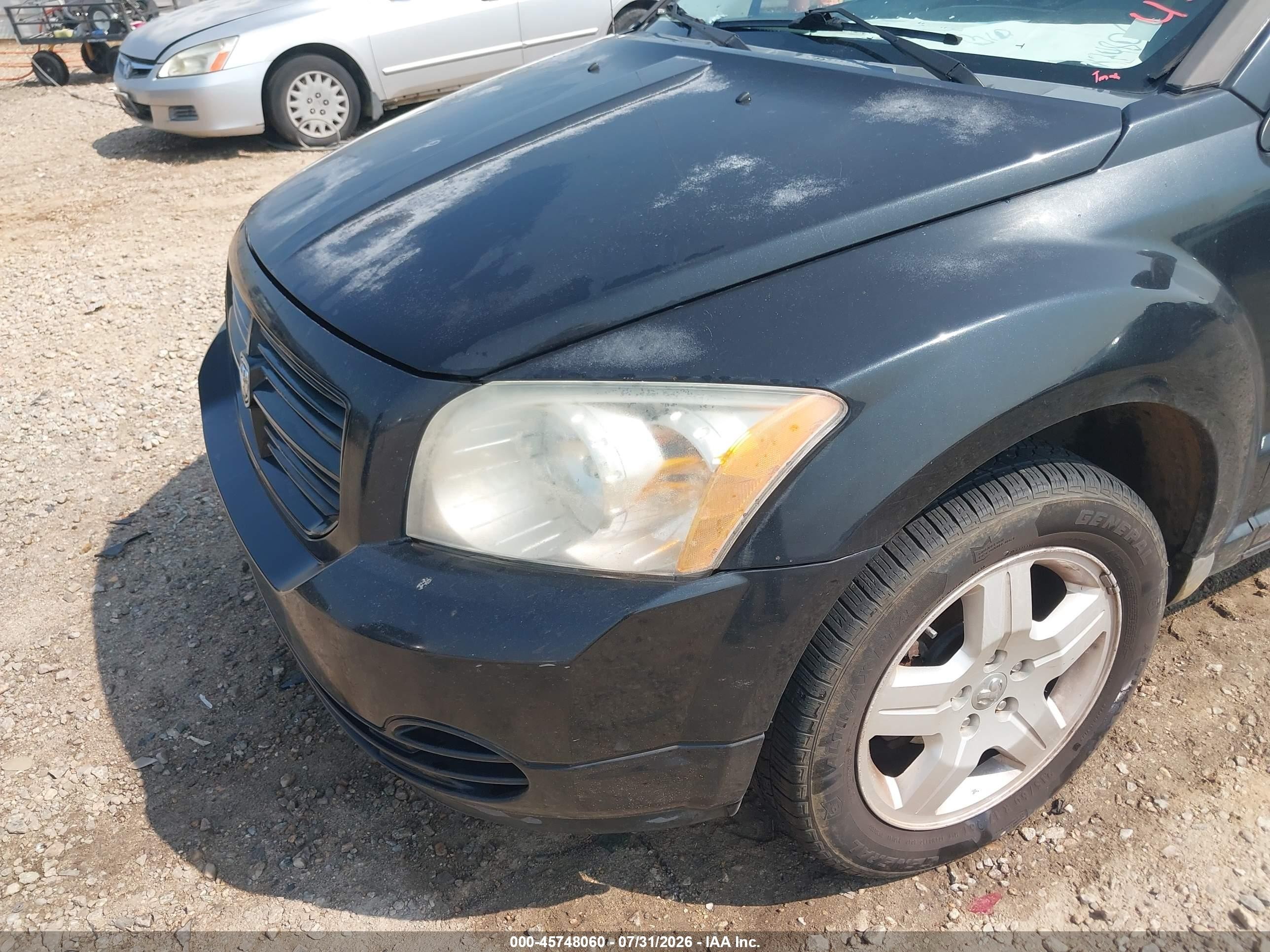 2008 Dodge Caliber Se Black vin: 1B3HB28B88D659786