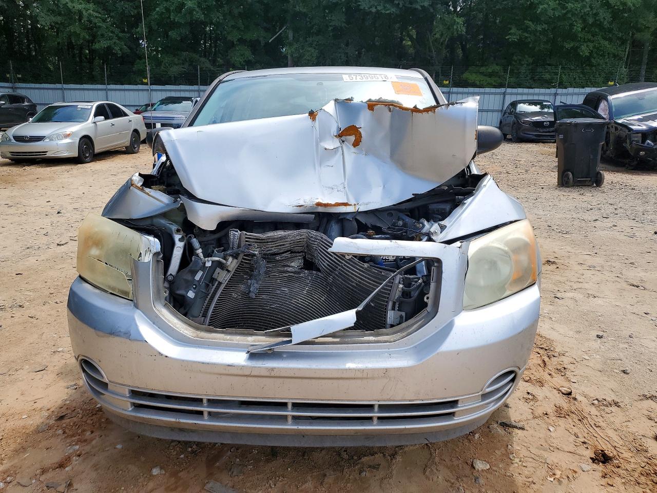 2007 Dodge Caliber Silver vin: 1B3HB28B97D182686