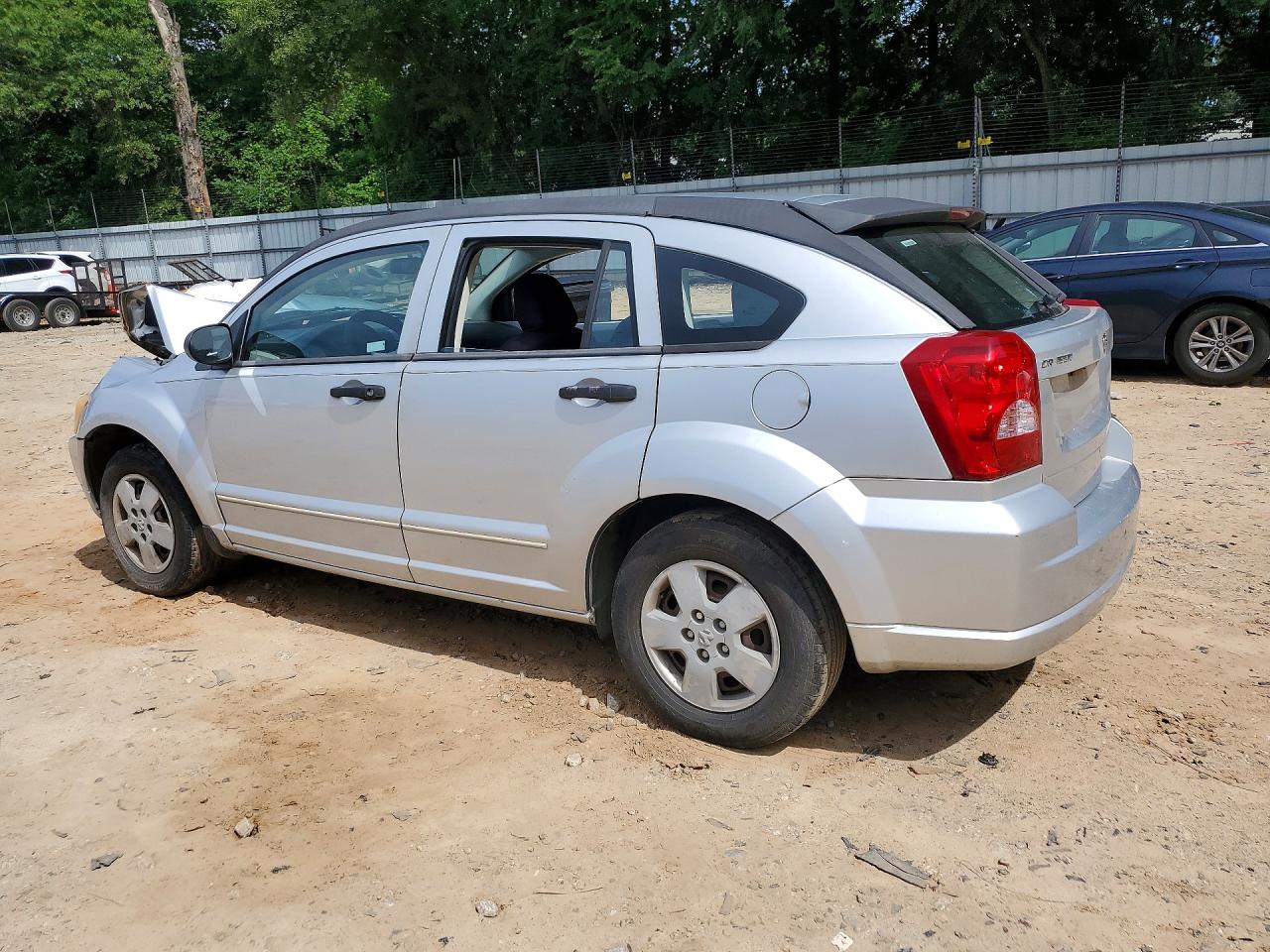 2007 Dodge Caliber Silver vin: 1B3HB28B97D182686