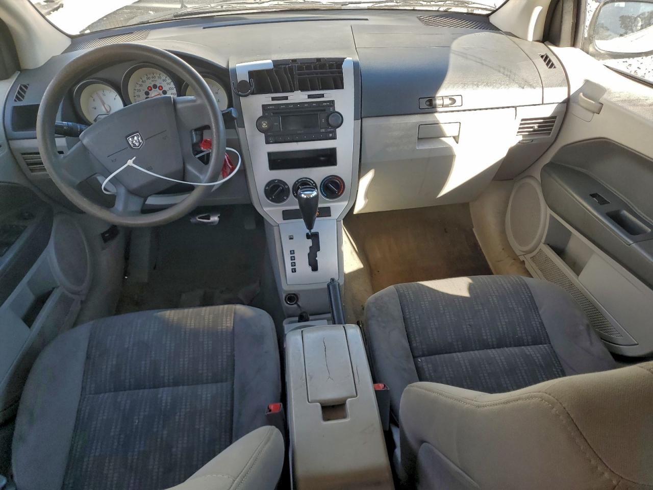 2007 Dodge Caliber White vin: 1B3HB28BX7D106295