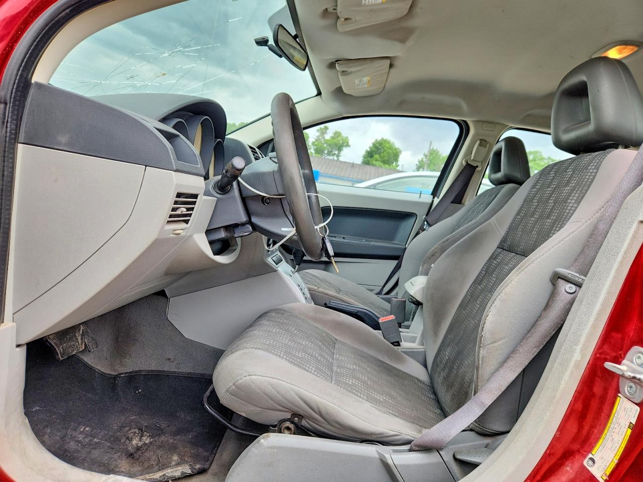 2007 Dodge Caliber Red vin: 1B3HB28BX7D134503
