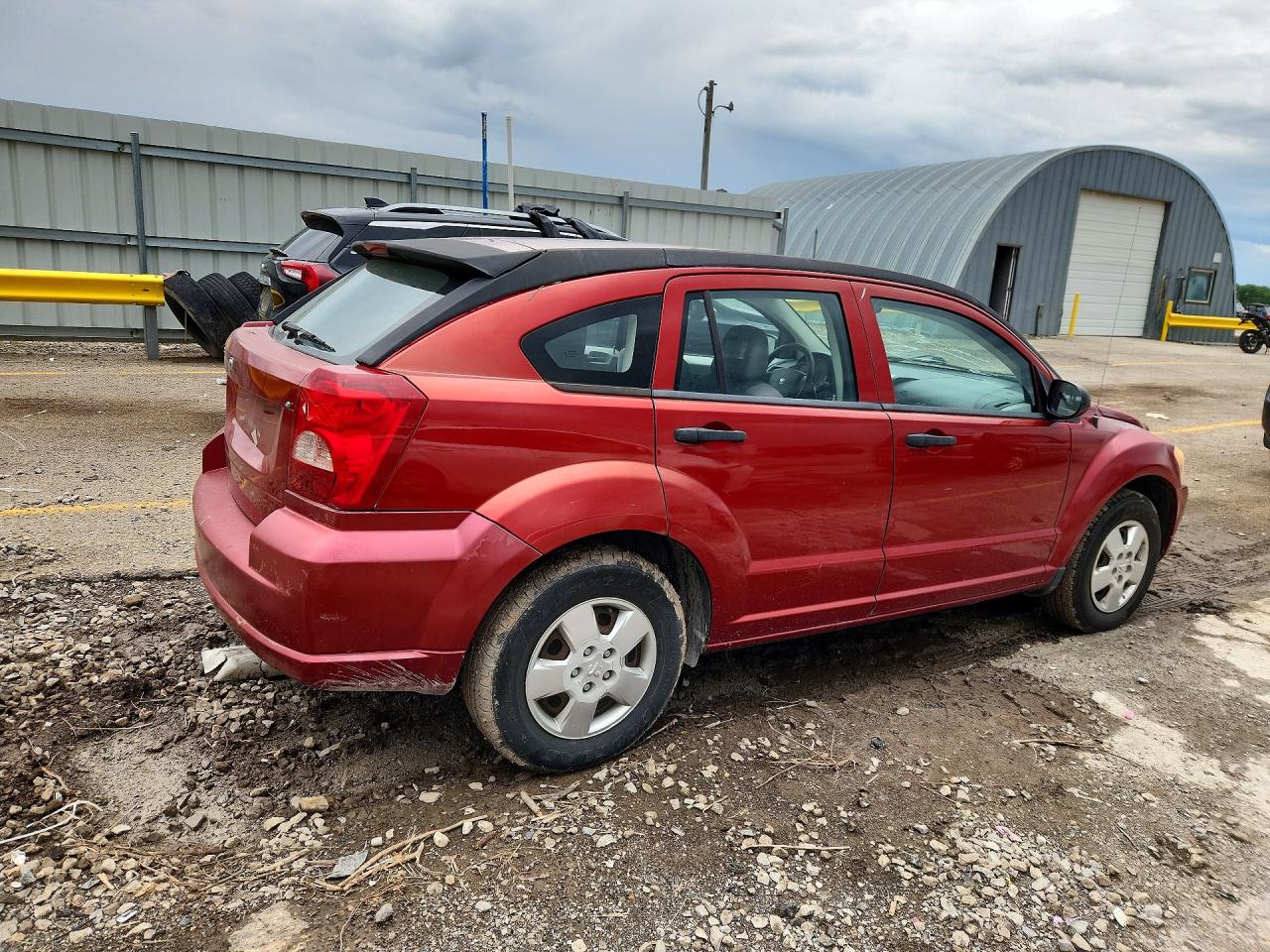 2007 Dodge Caliber Red vin: 1B3HB28BX7D134503
