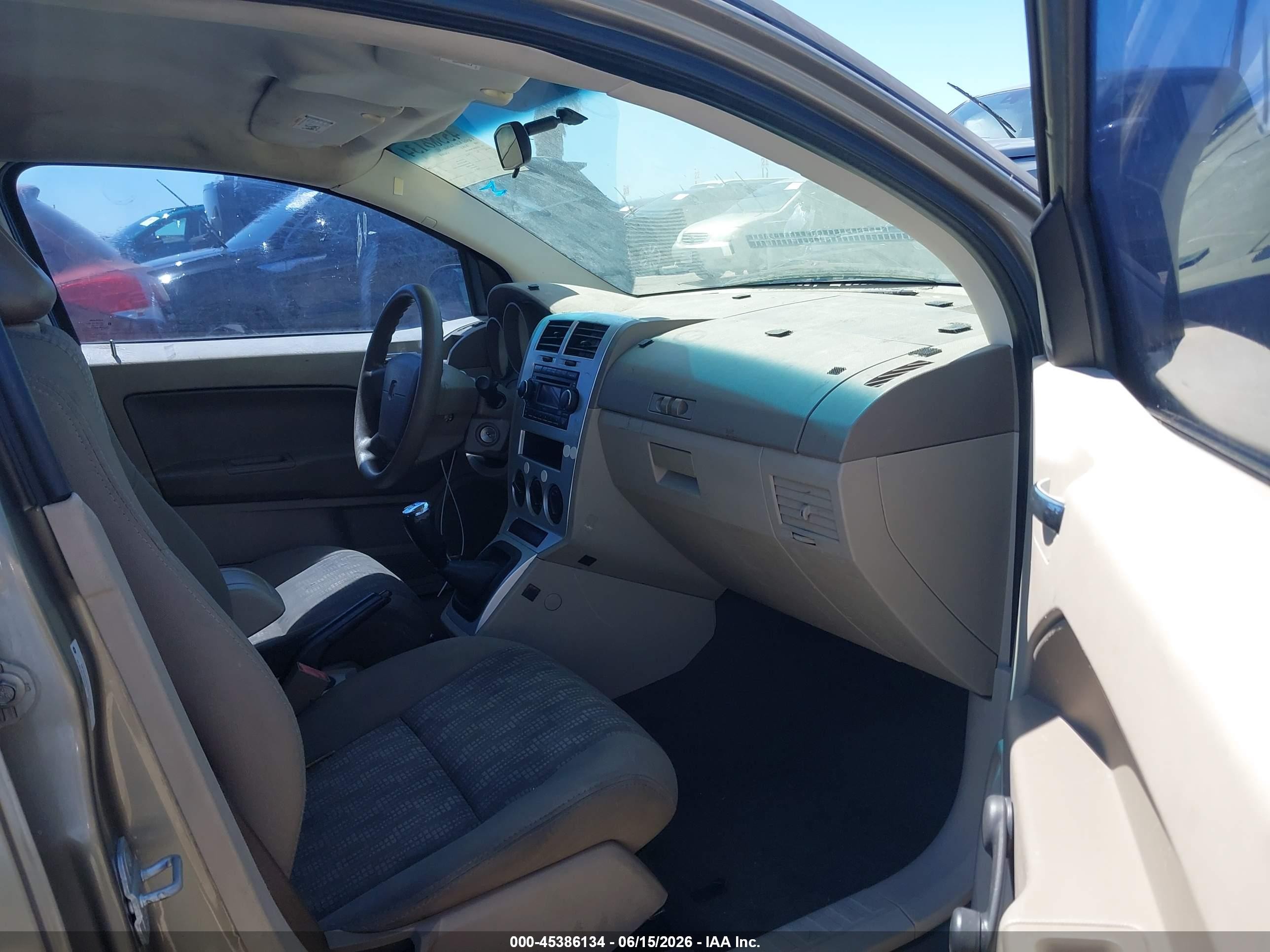 2008 Dodge Caliber Se Brown vin: 1B3HB28C08D616956